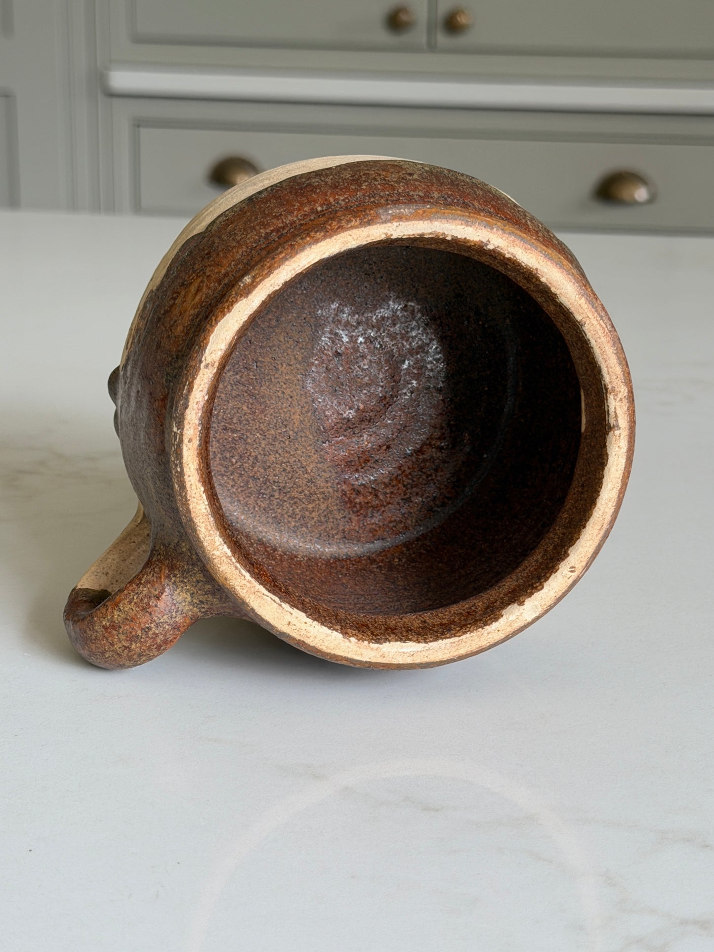 XS Dark Brown Wide Neck French Jug