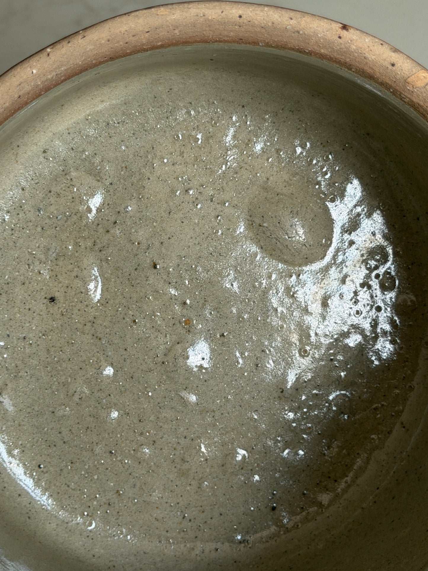 Stoneware Bowl - Greeny-Greige
