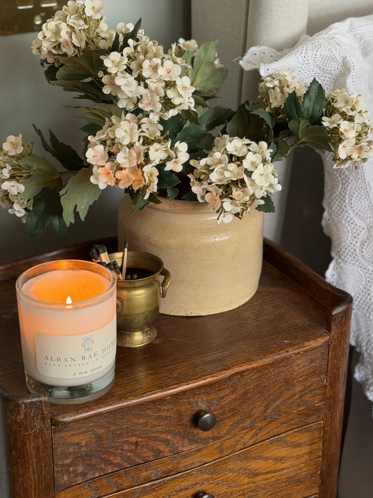 Cream - Beige French Stoneware Pot