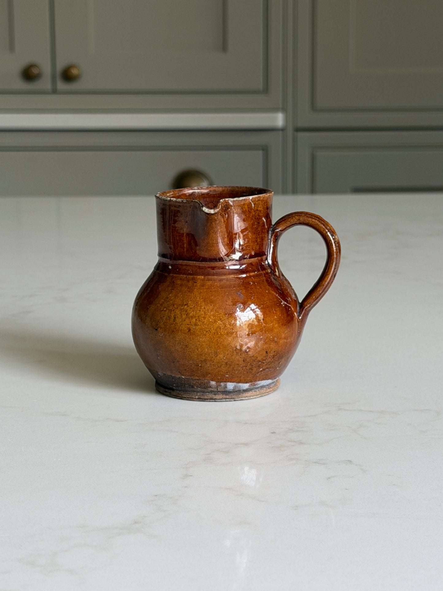 Small Brown French jug