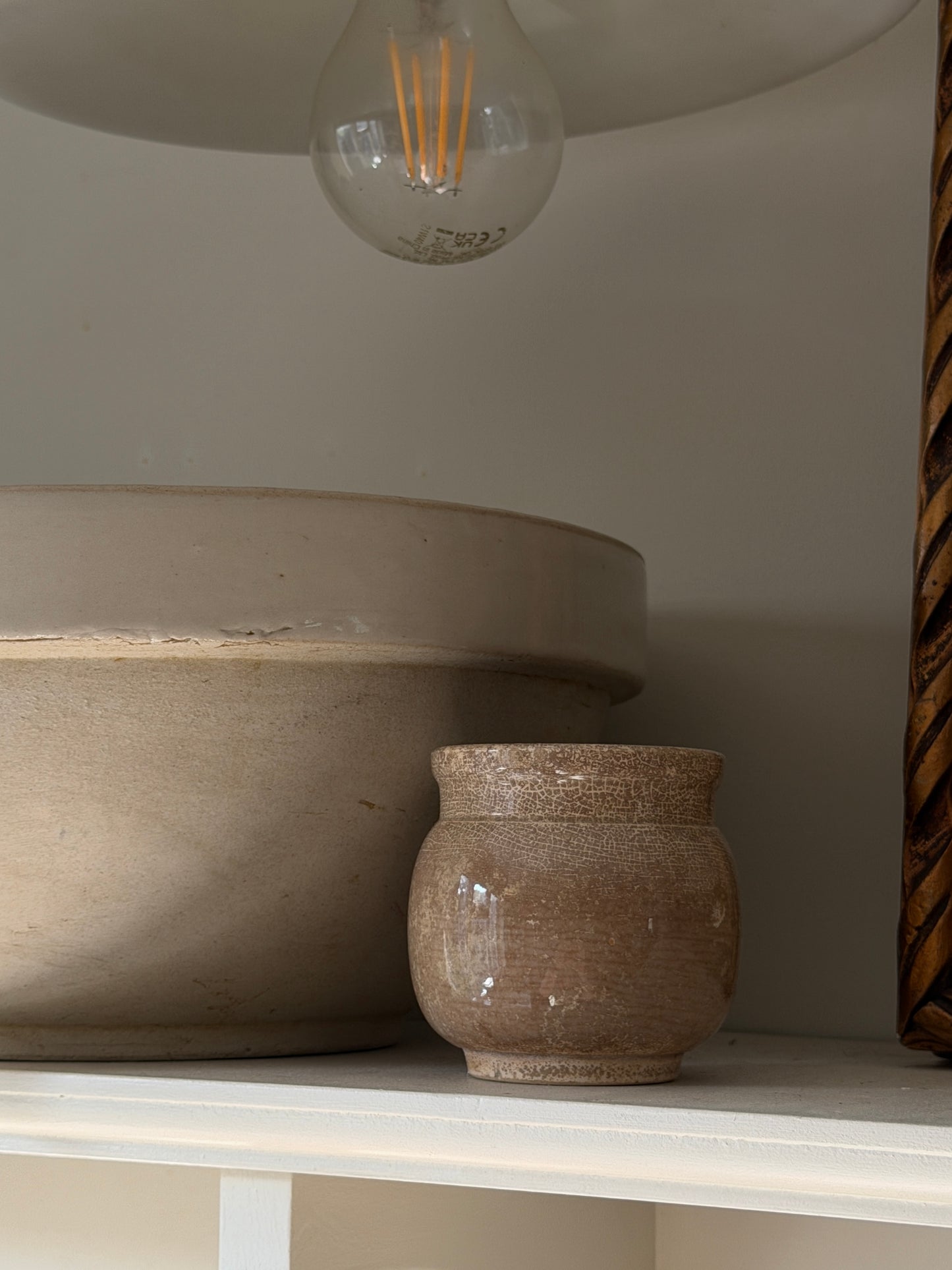 Mottled Brown Pot