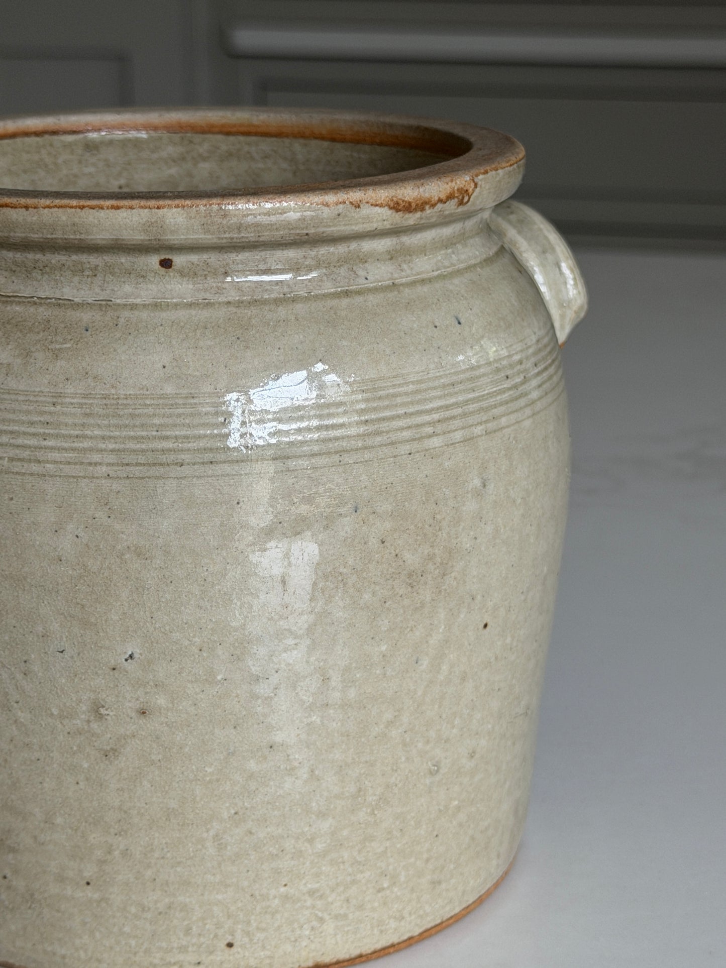 French Confit Pot - Greeny Grey