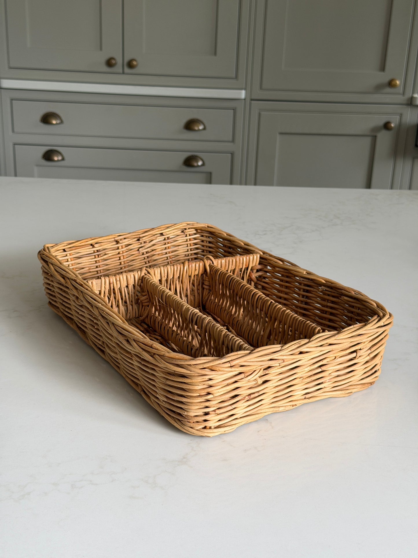 Wicker Cutlery Tray