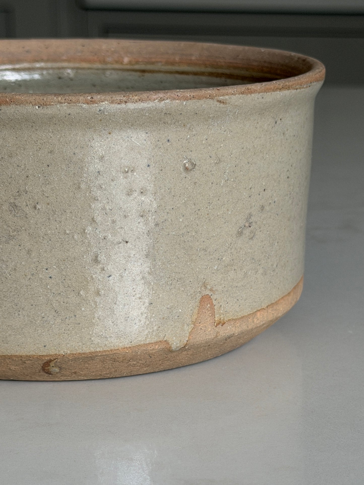Stoneware Bowl - Greeny-Greige