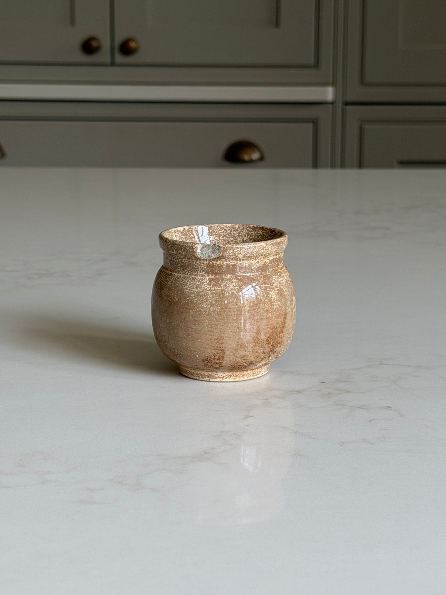 Mottled Brown Pot