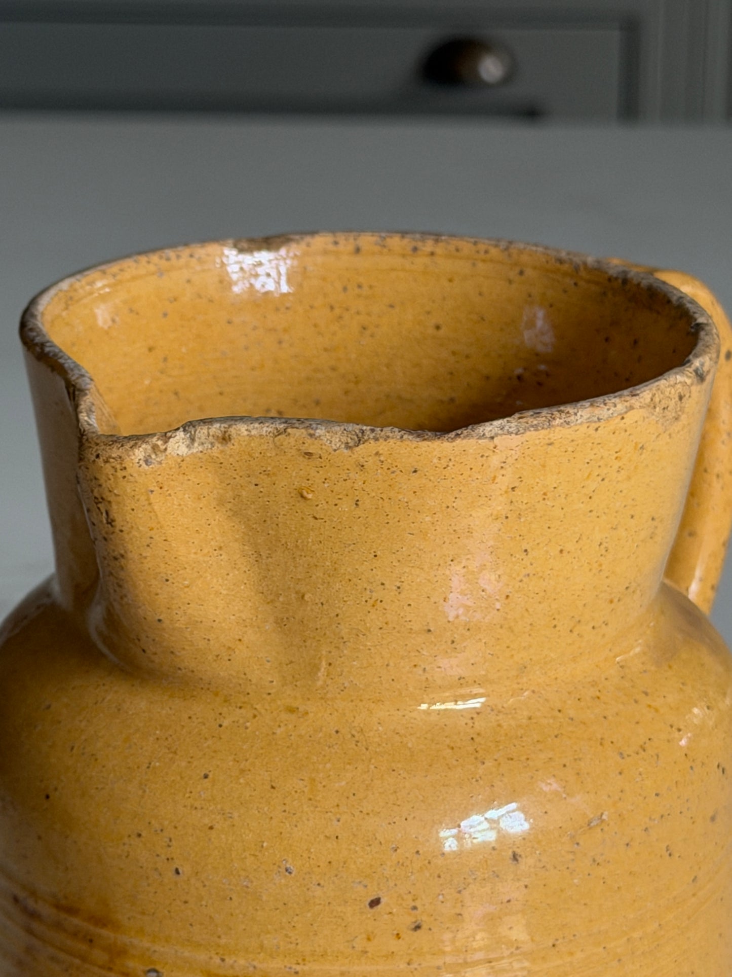 Ochre & Brown French Jug