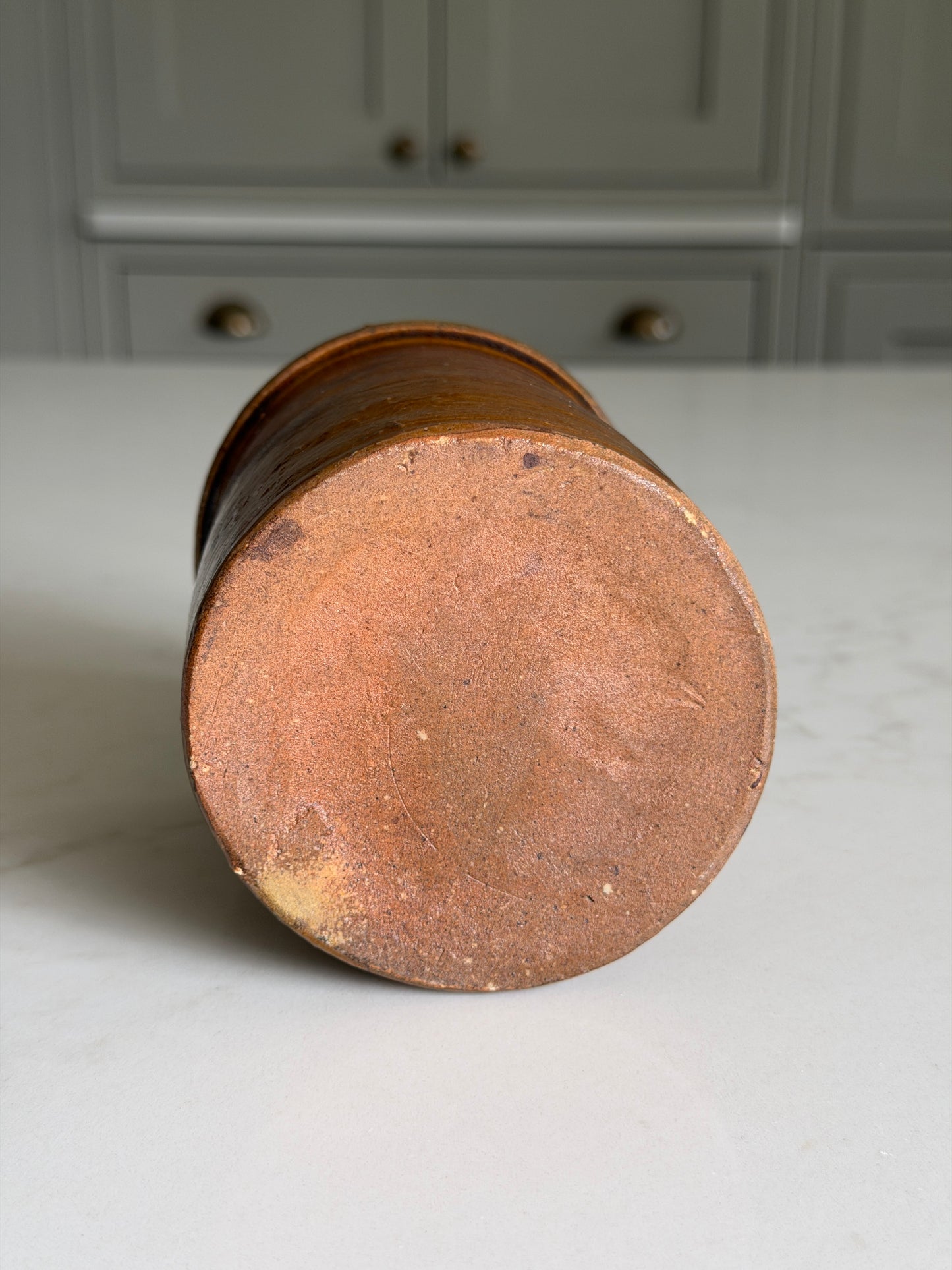Olive - Amber Stoneware Pot