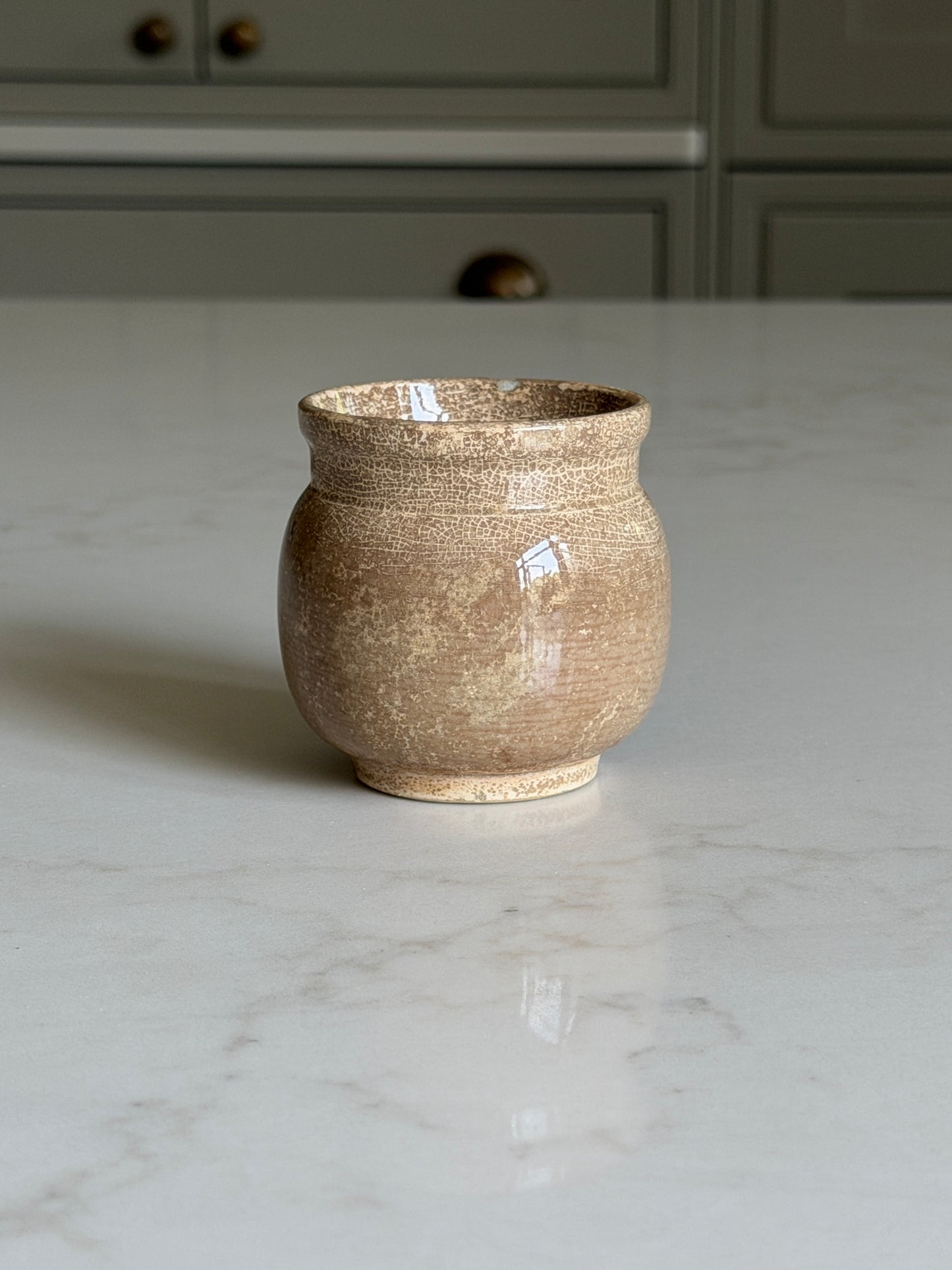 Mottled Brown Pot