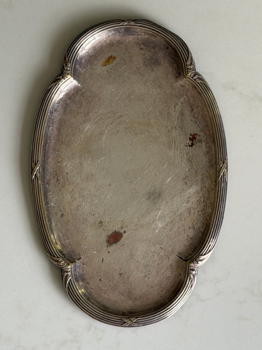 Oval Silver Tray