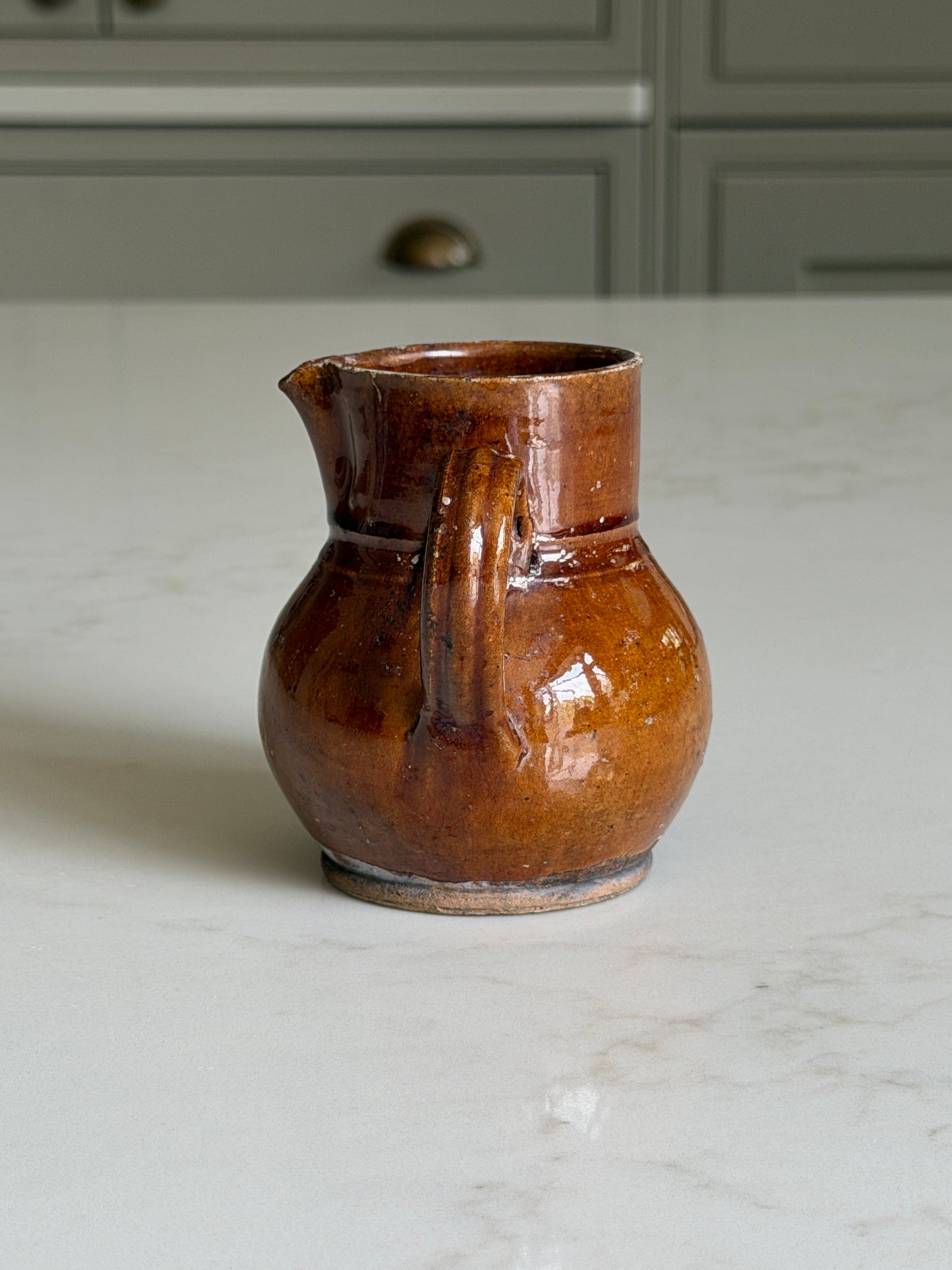 Small Brown French jug