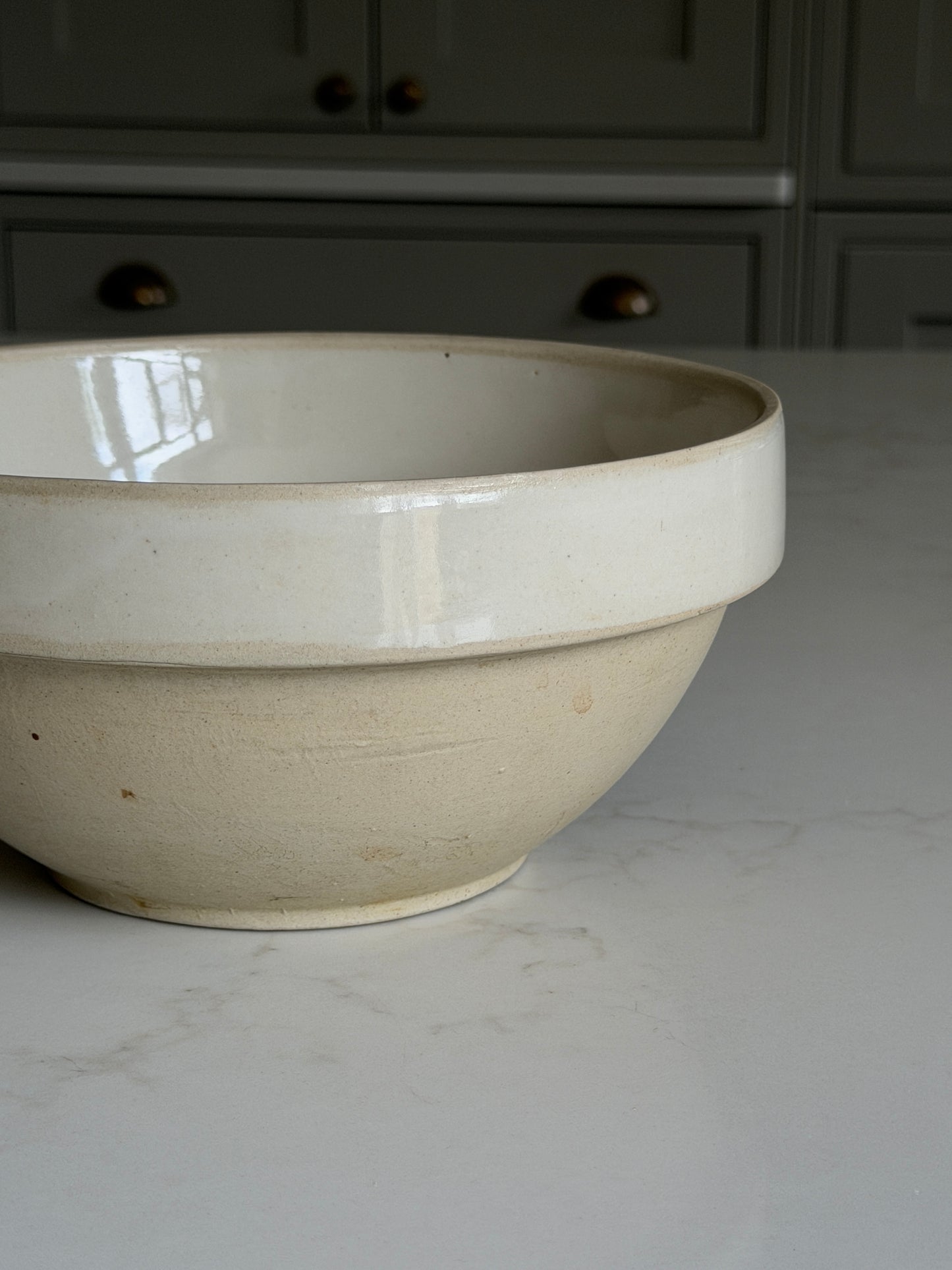 Off-White French Baking Bowl