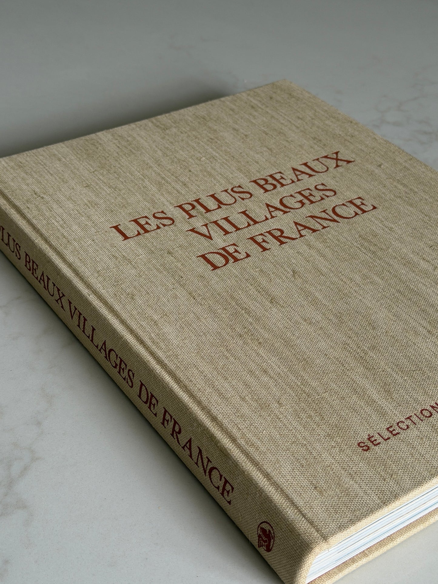 French Linen Bound Book 'Les Plus Beaux Villages De France'