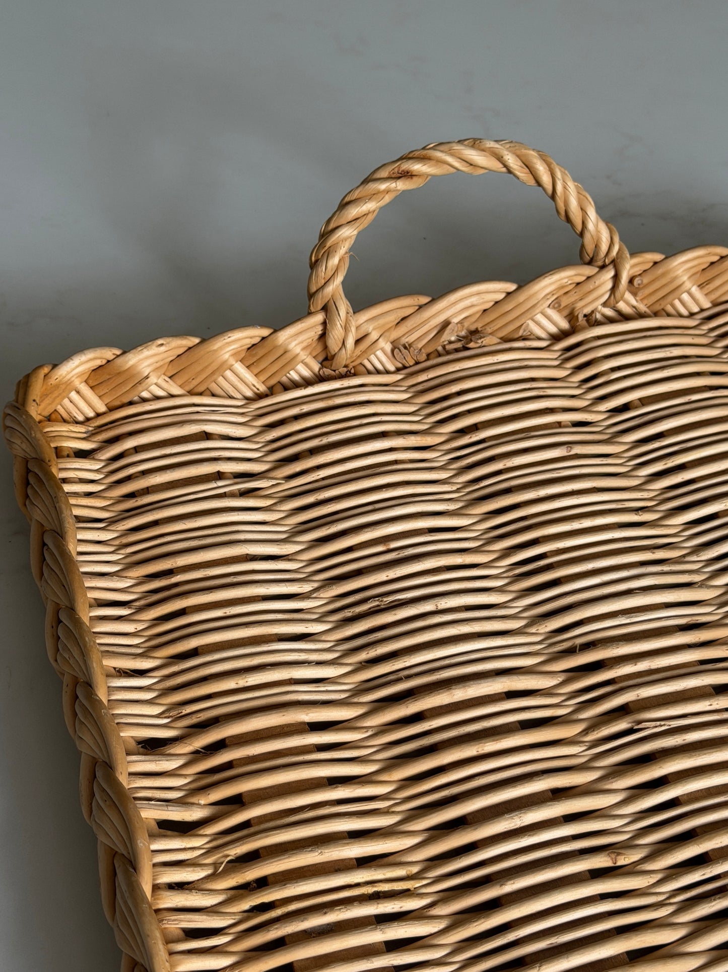 Large Wicker Tray
