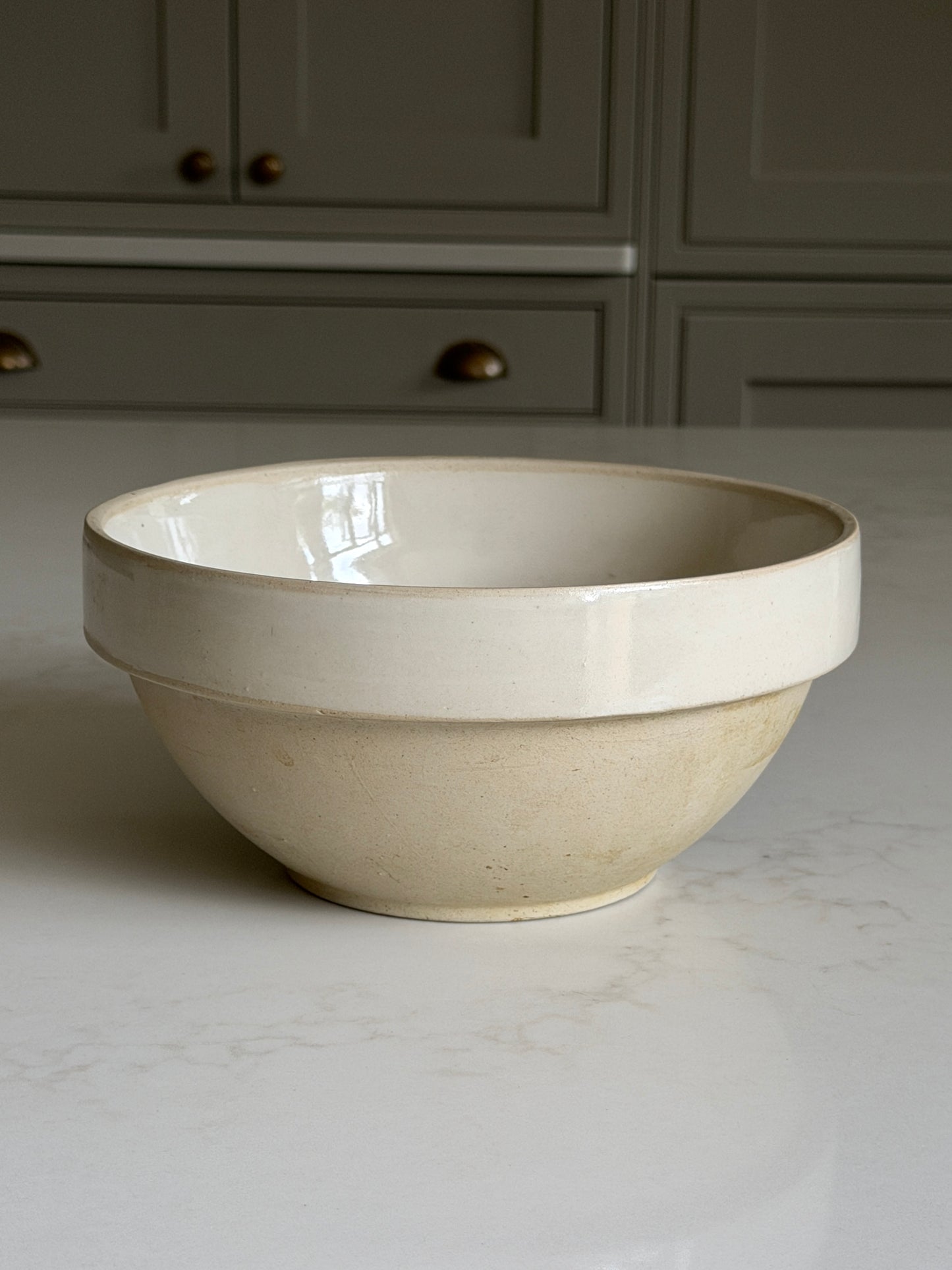 Off-White French Baking Bowl