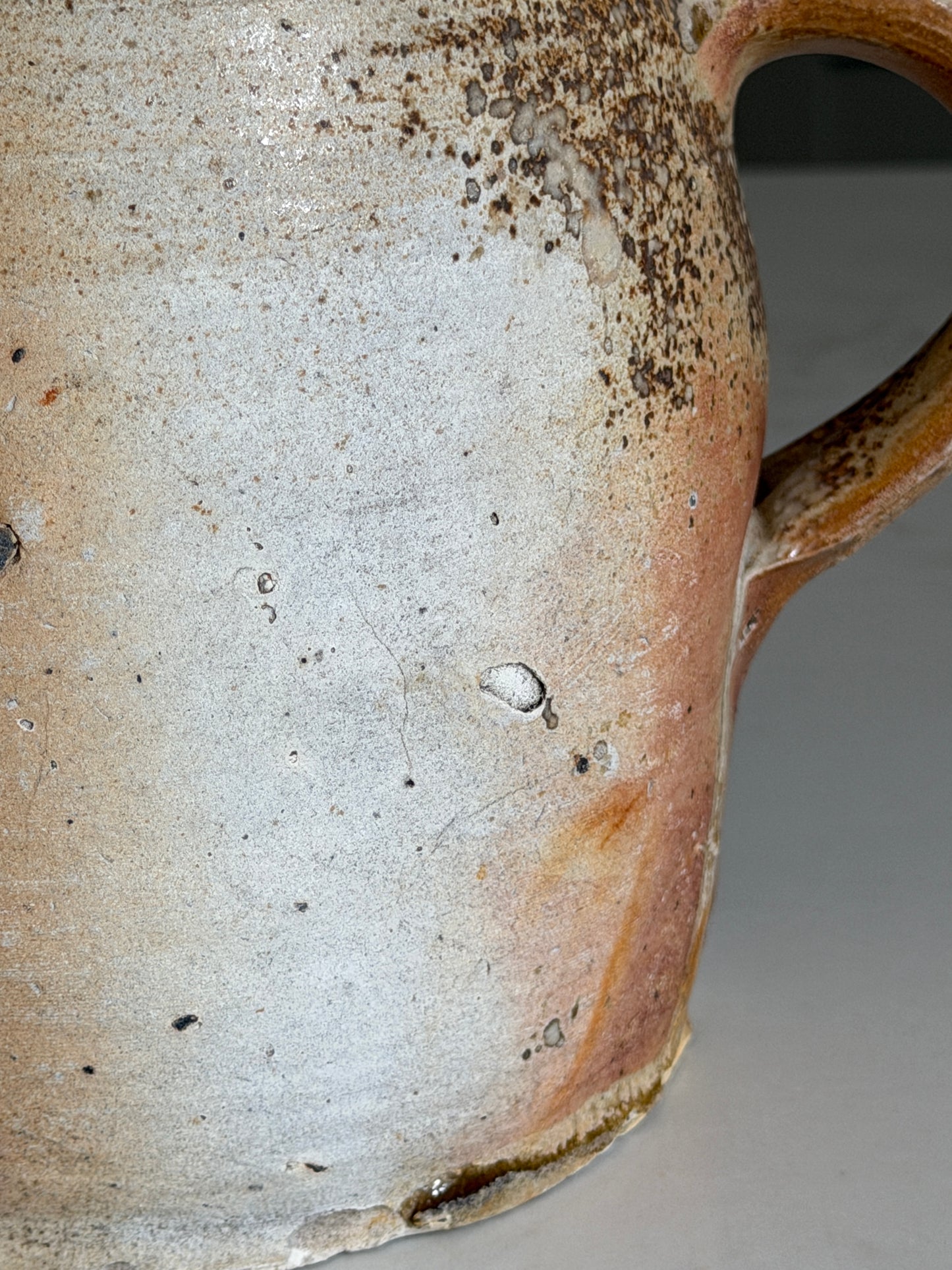 Wide Neck French Jug - Latte