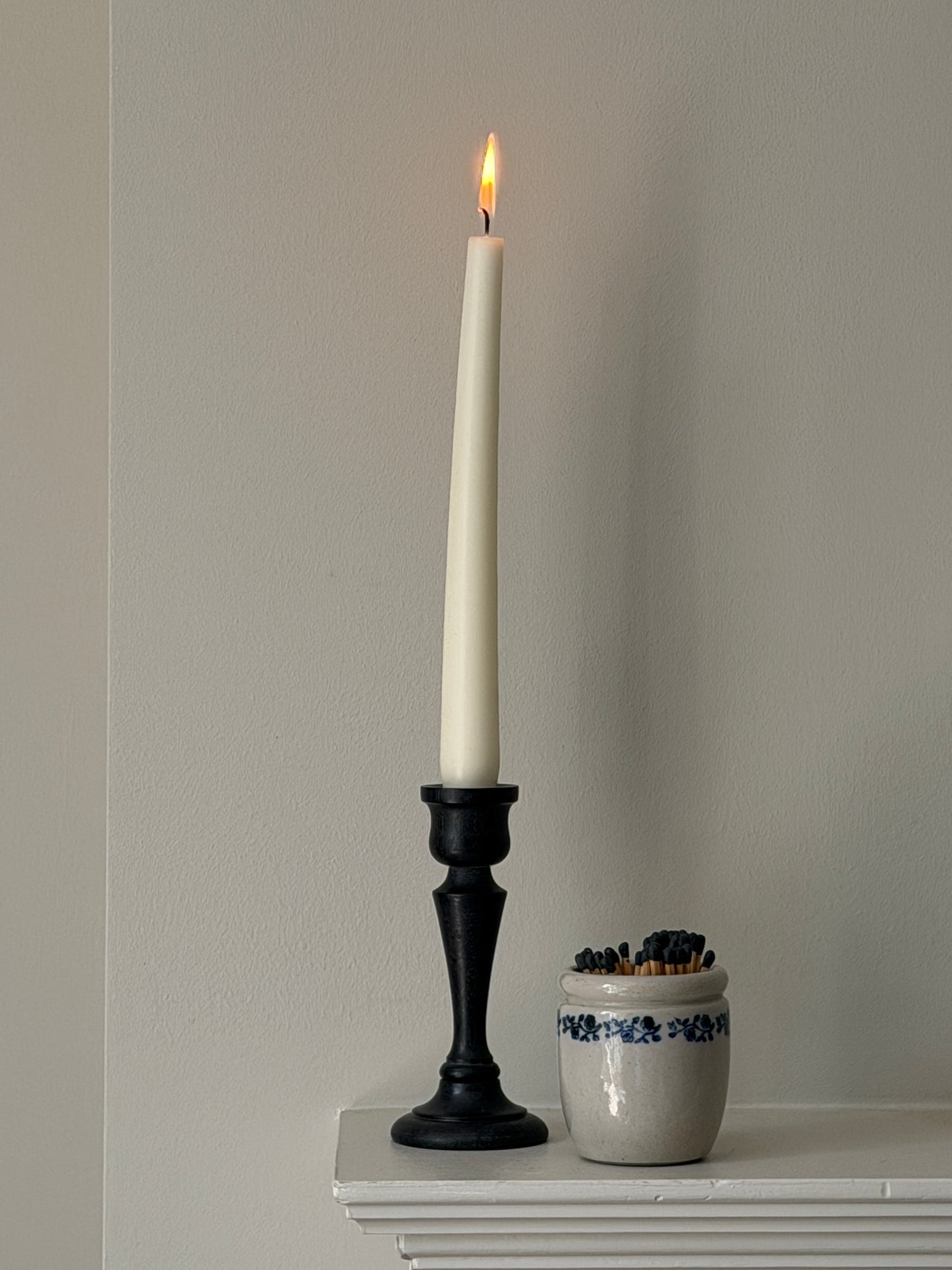 French Blue & Soft Grey Yogurt Pot