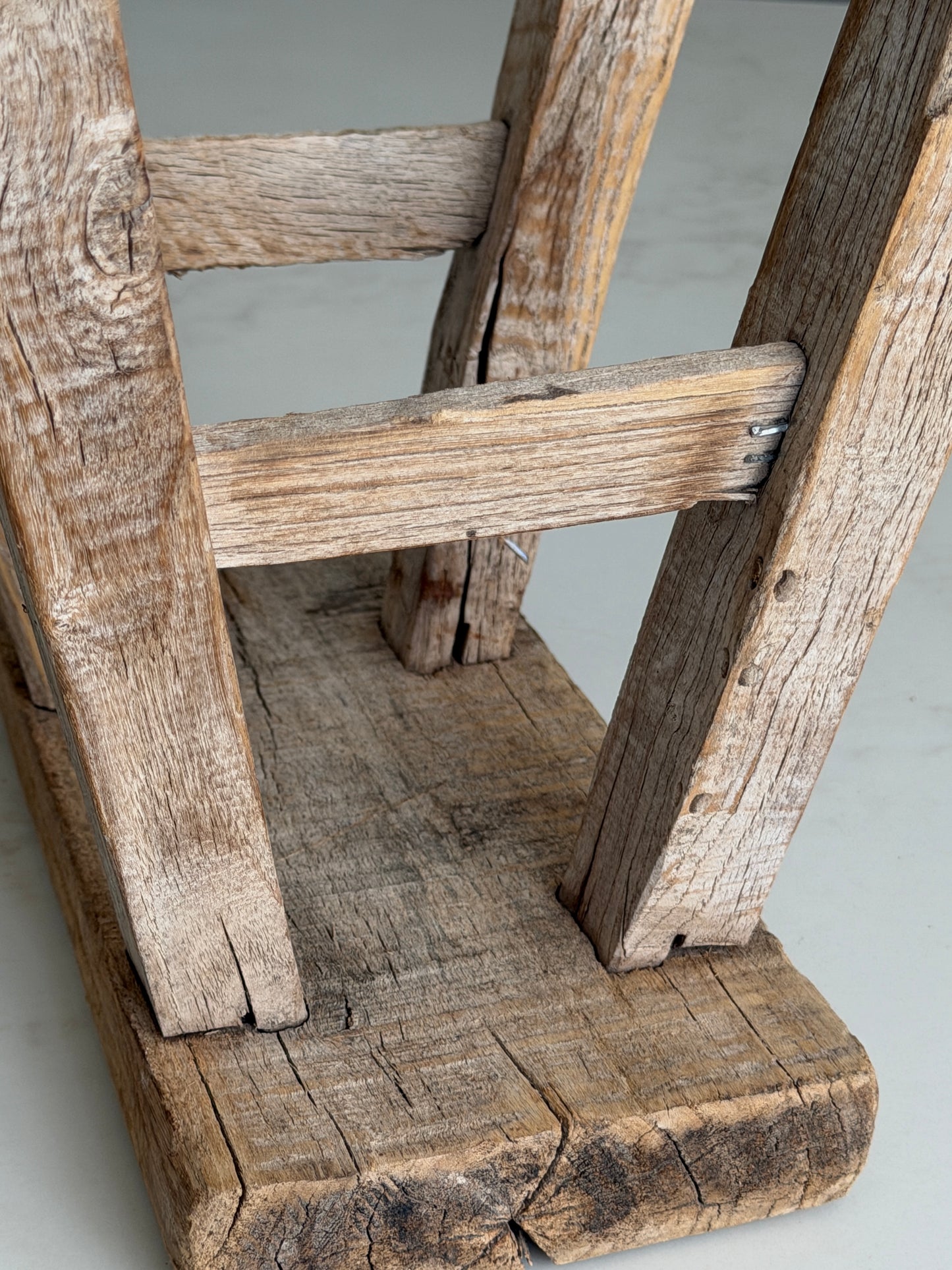 Reclaimed Wood Milking Stool