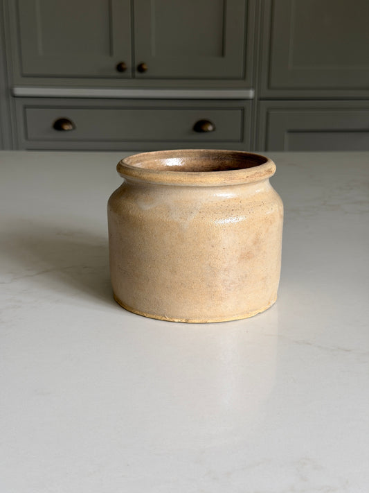 Cream - Beige French Stoneware Pot