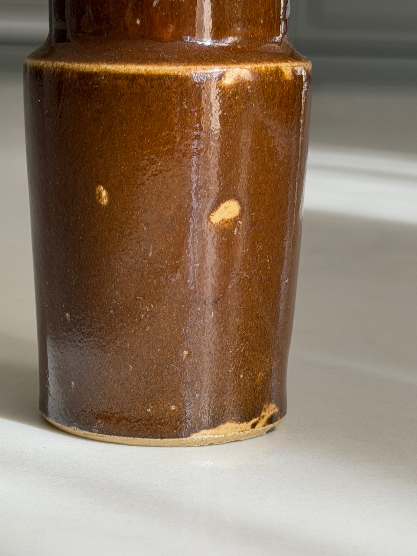 Espresso Brown Victorian Matchpot