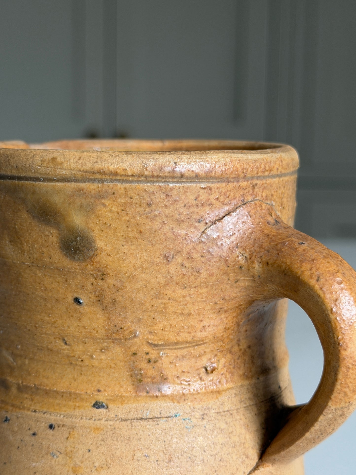 Wide Neck French Jug - Honey