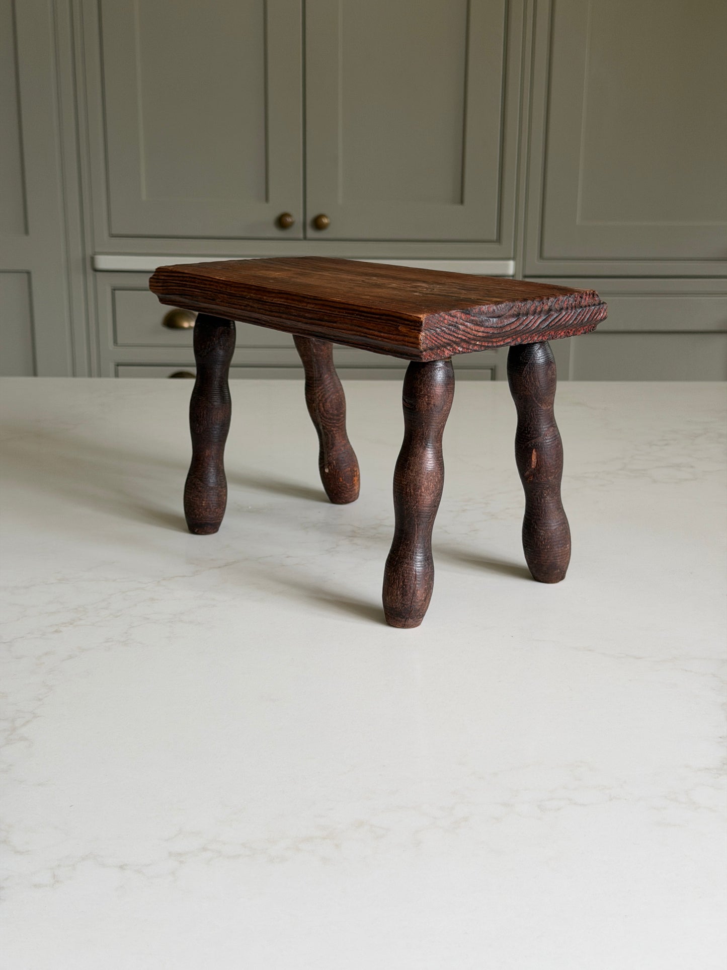 Mini French Rectangular Bobbin Milking Stool