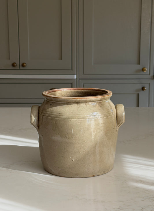 Greeny Grey French Confit Pot