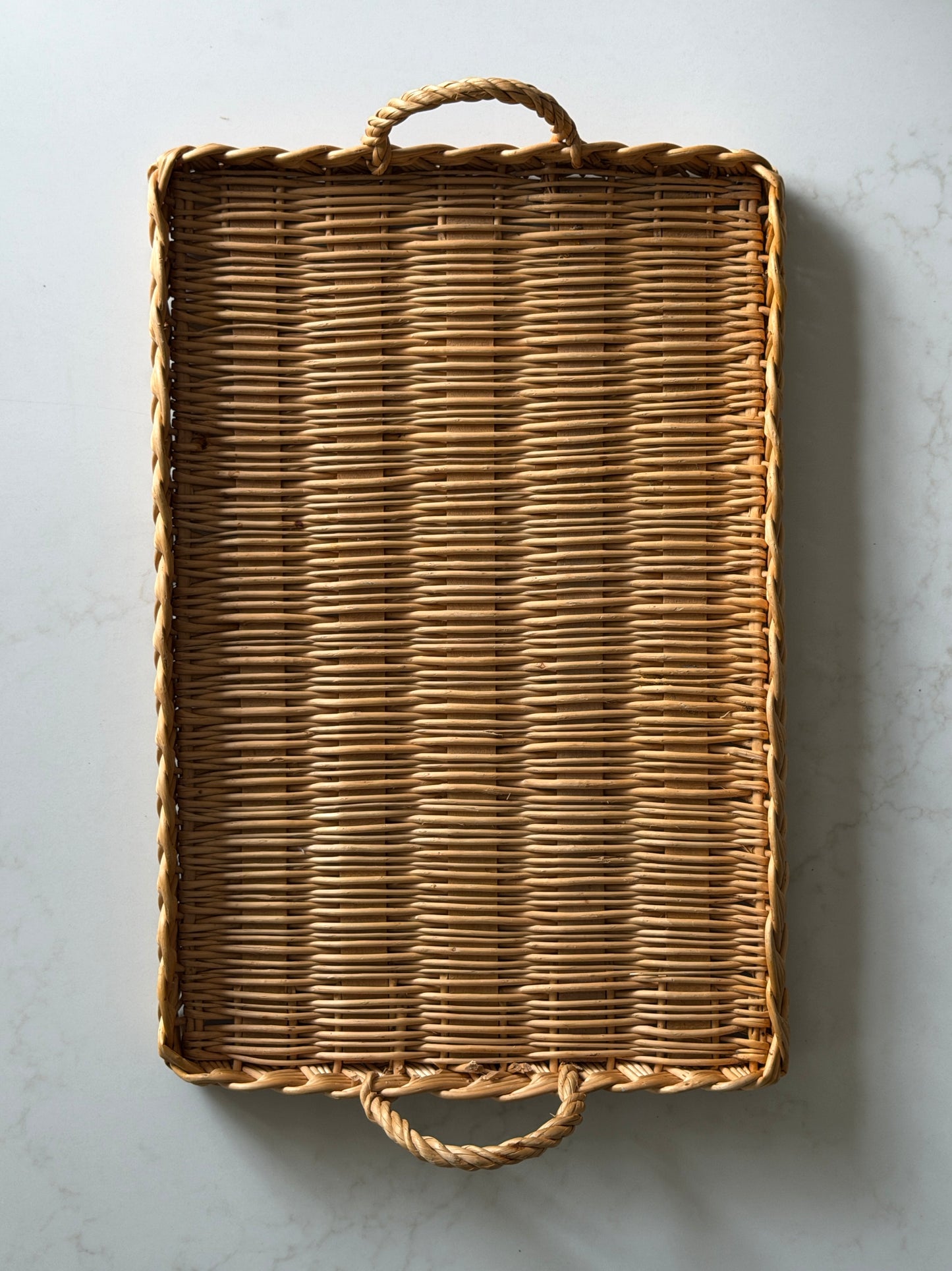 Large Wicker Tray