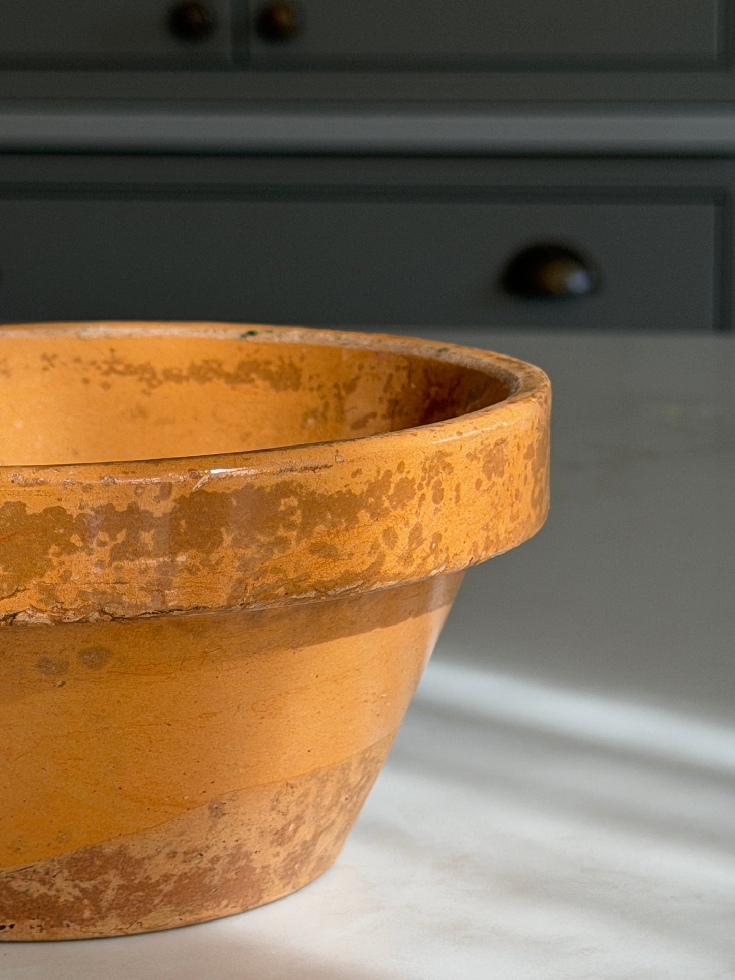 Yellow French Provincial Dairy Bowl