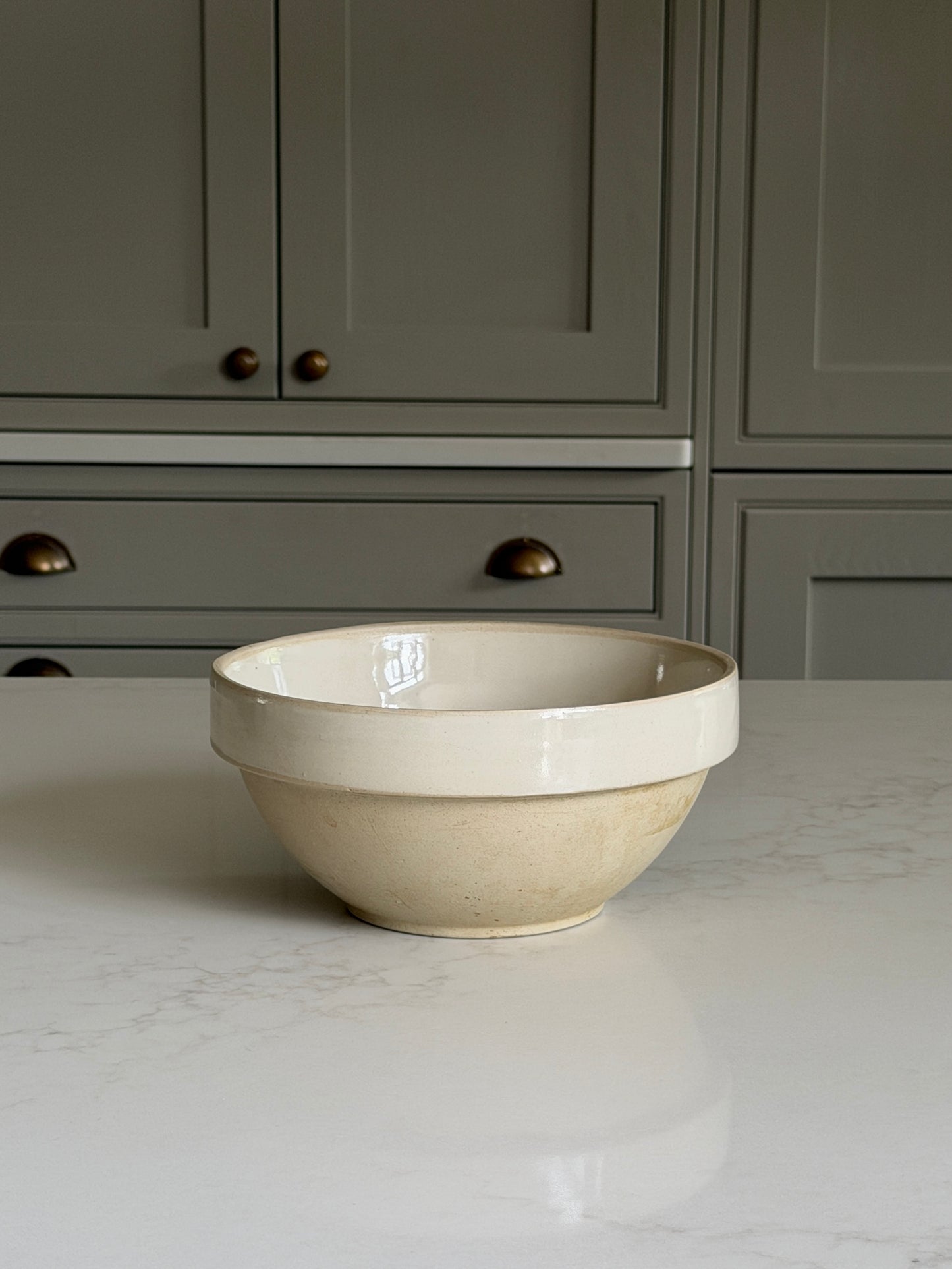 Off-White French Baking Bowl