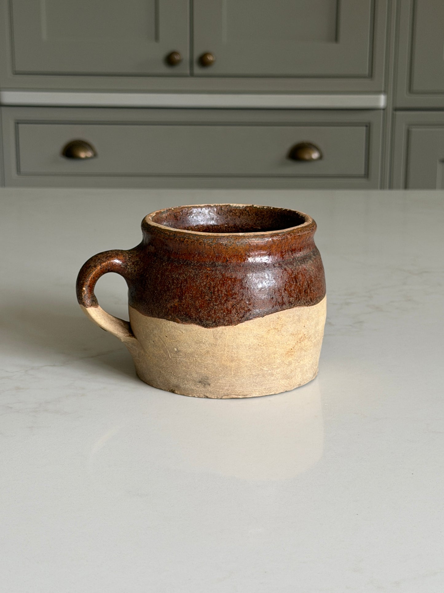 XS Dark Brown Wide Neck French Jug