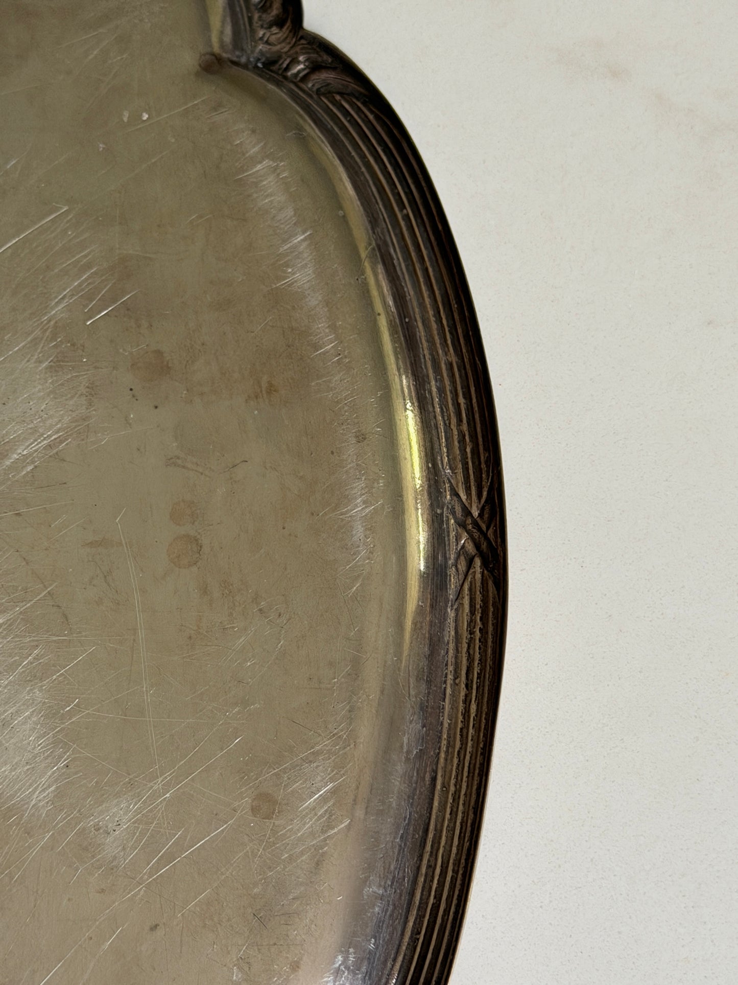 Oval Silver Tray