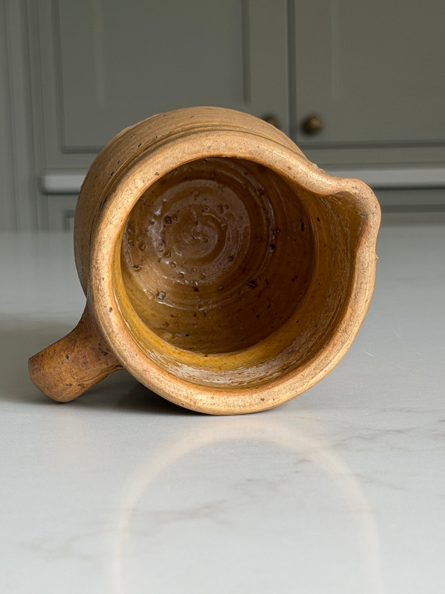 Wide Neck French Jug - Honey