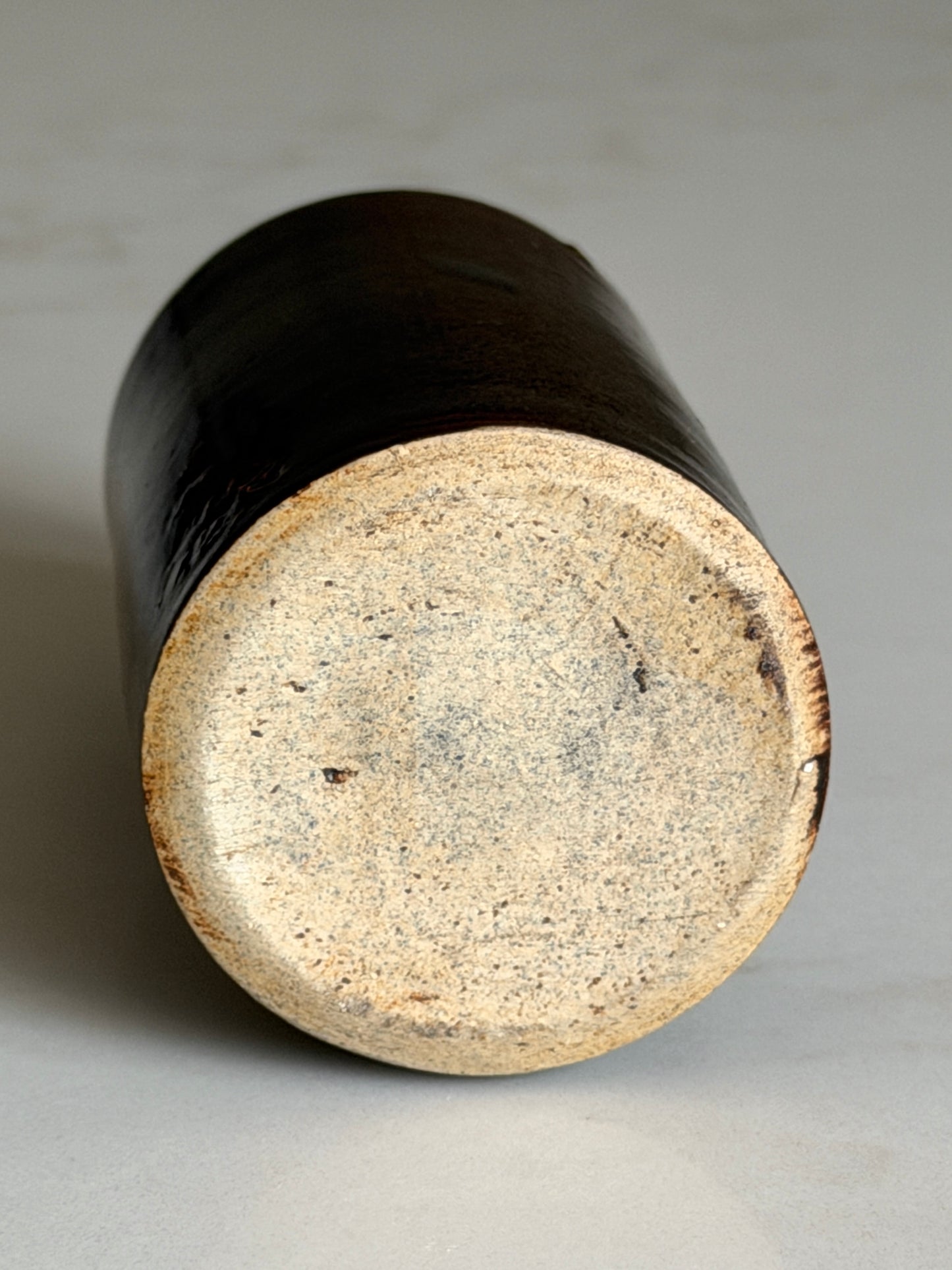 Dark Brown Inkpot