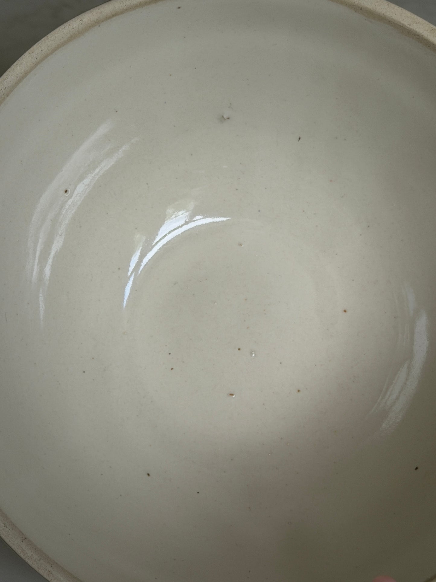 Off-White French Baking Bowl