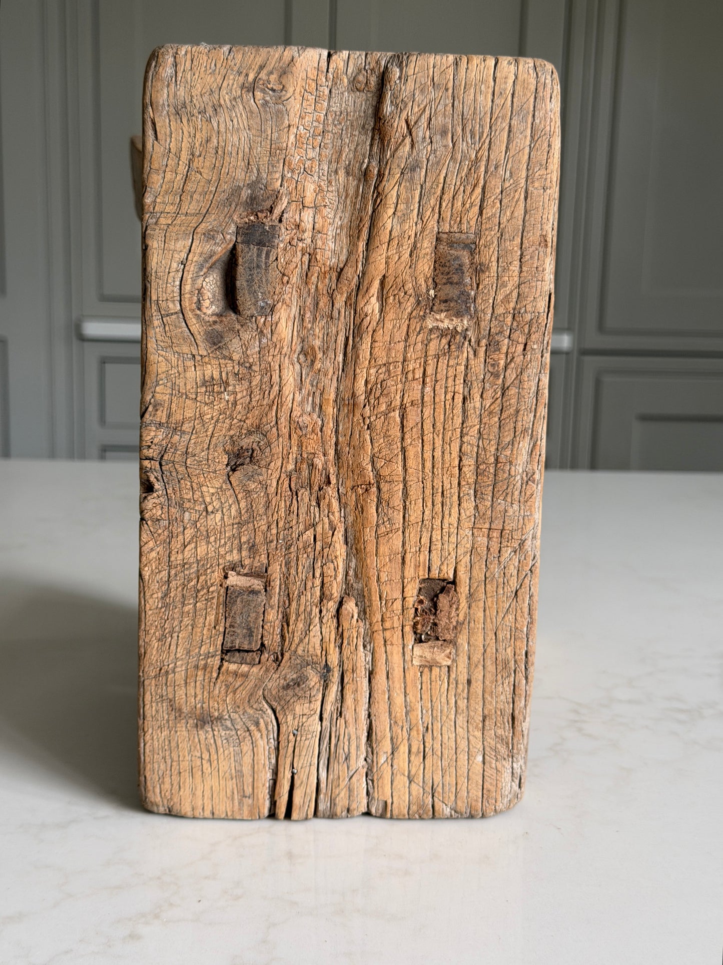 Reclaimed Wood Milking Stool