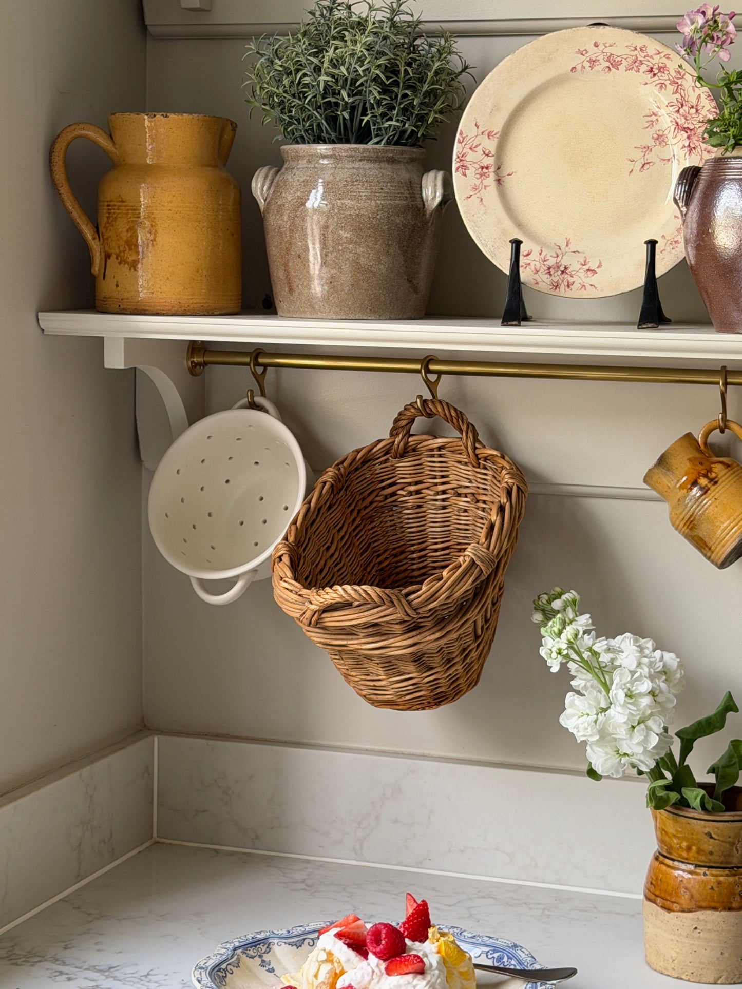 Ochre & Brown French Jug