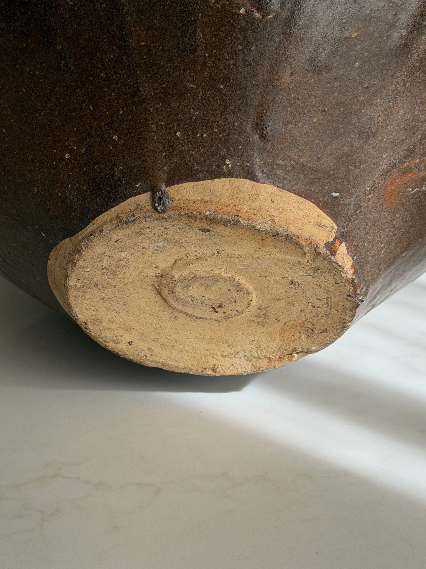 Brown-Glazed Storage Jar