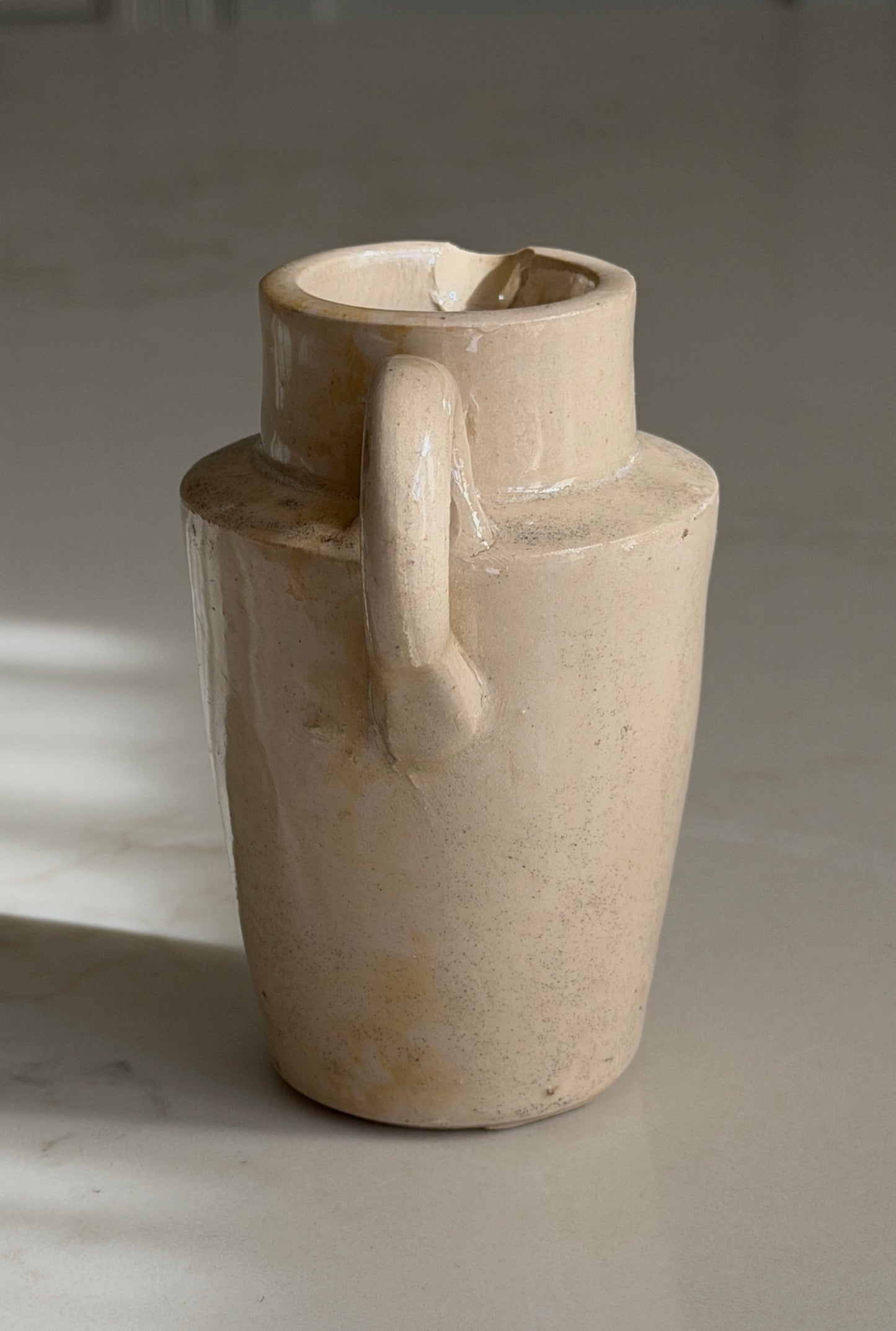 Small Off-White Jug