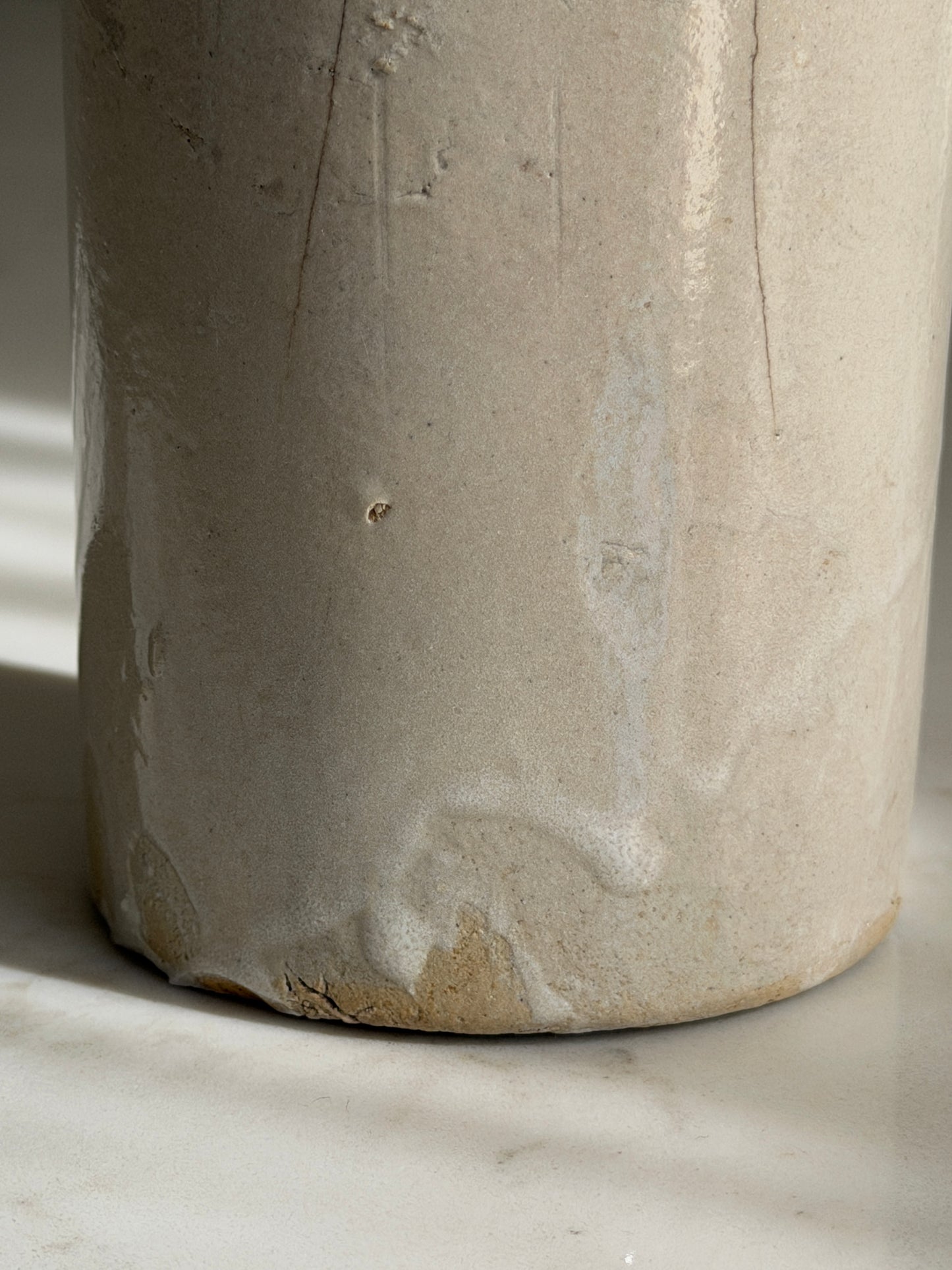 Soft Grey Marmalade Stoneware Pot