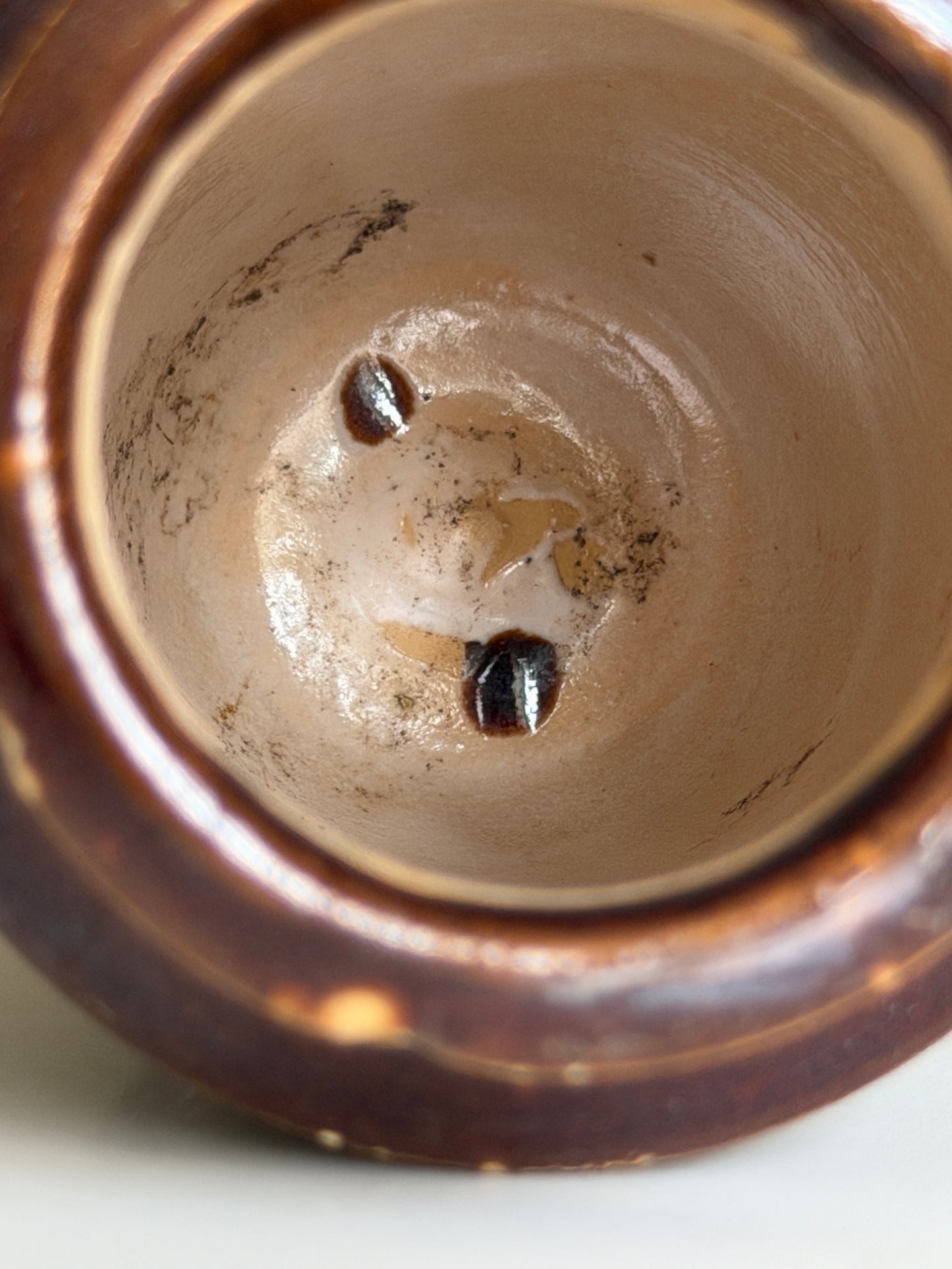 Espresso Brown Stoneware Pot