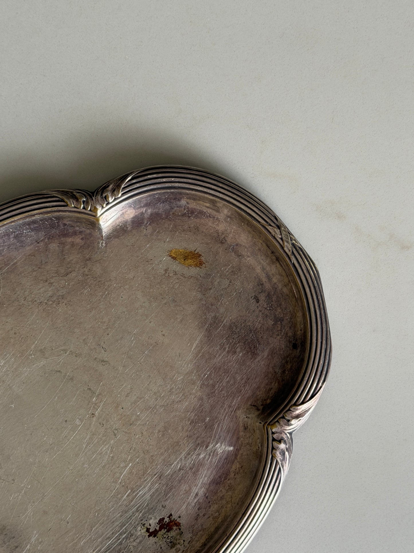 Oval Silver Tray