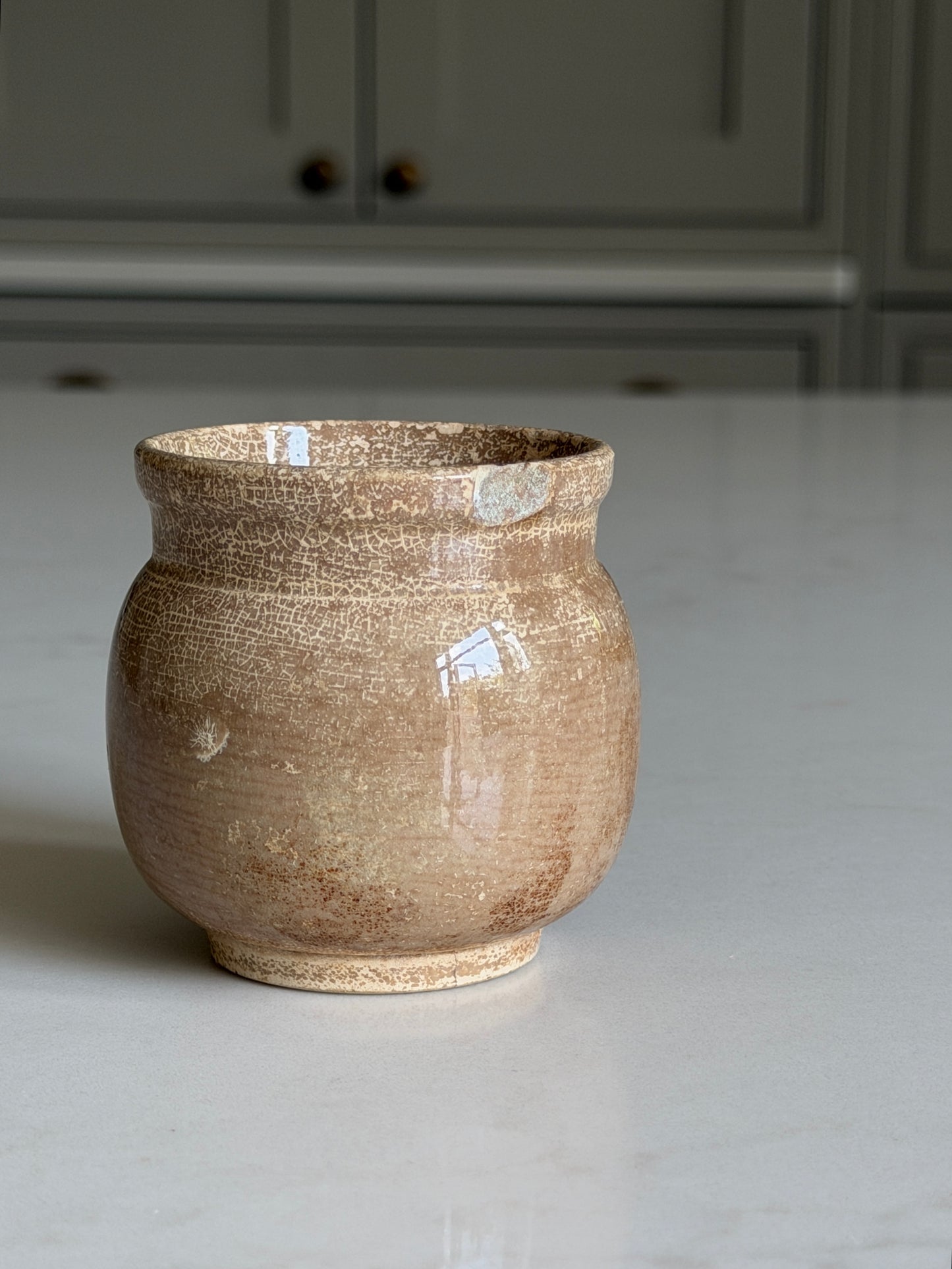 Mottled Brown Pot