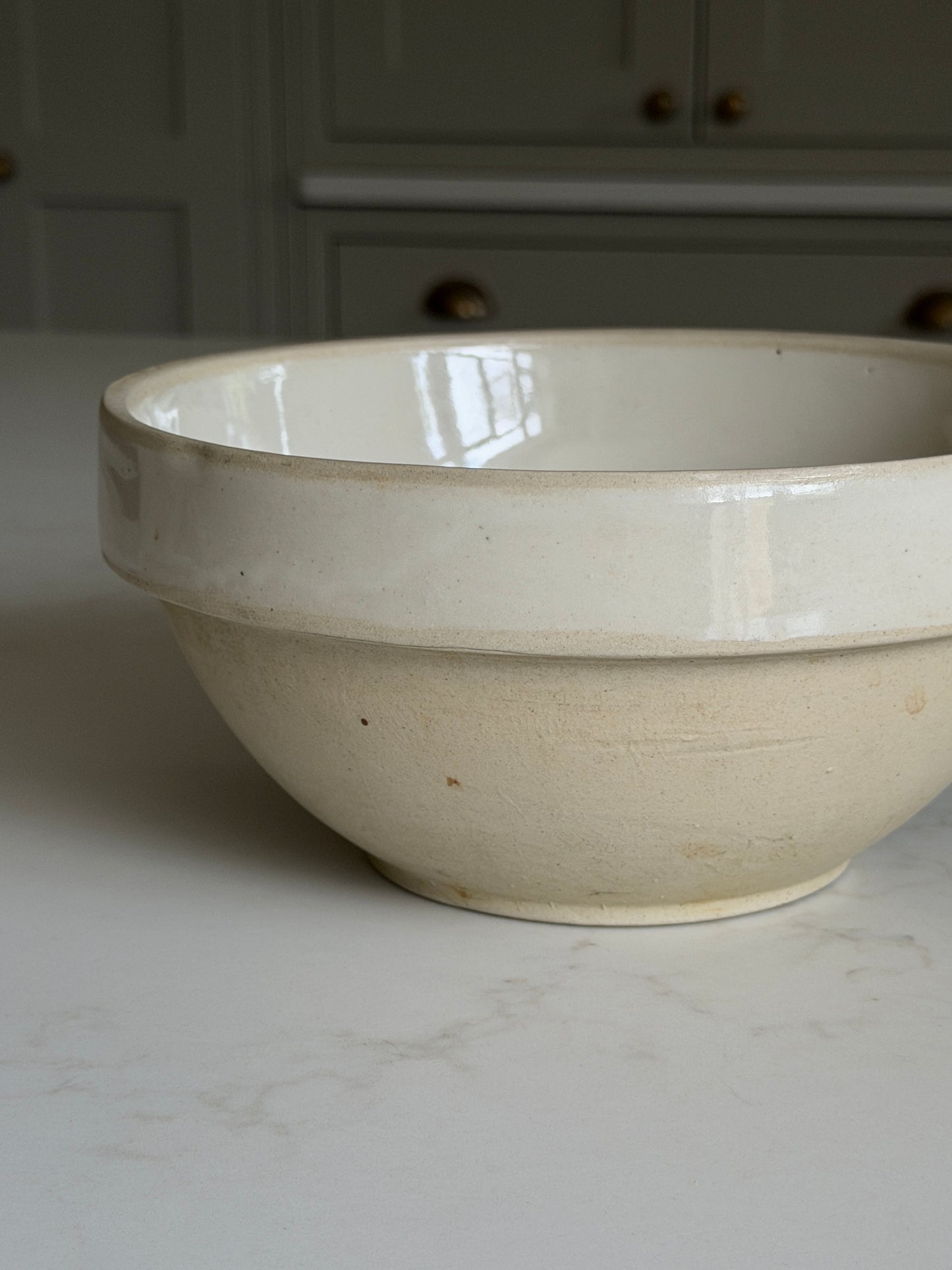 Off-White French Baking Bowl