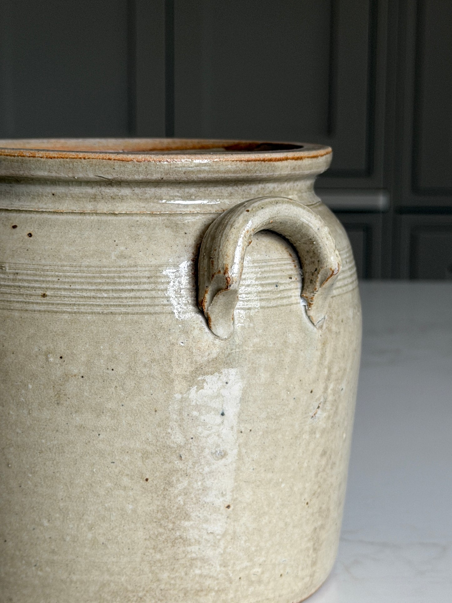 French Confit Pot - Greeny Grey