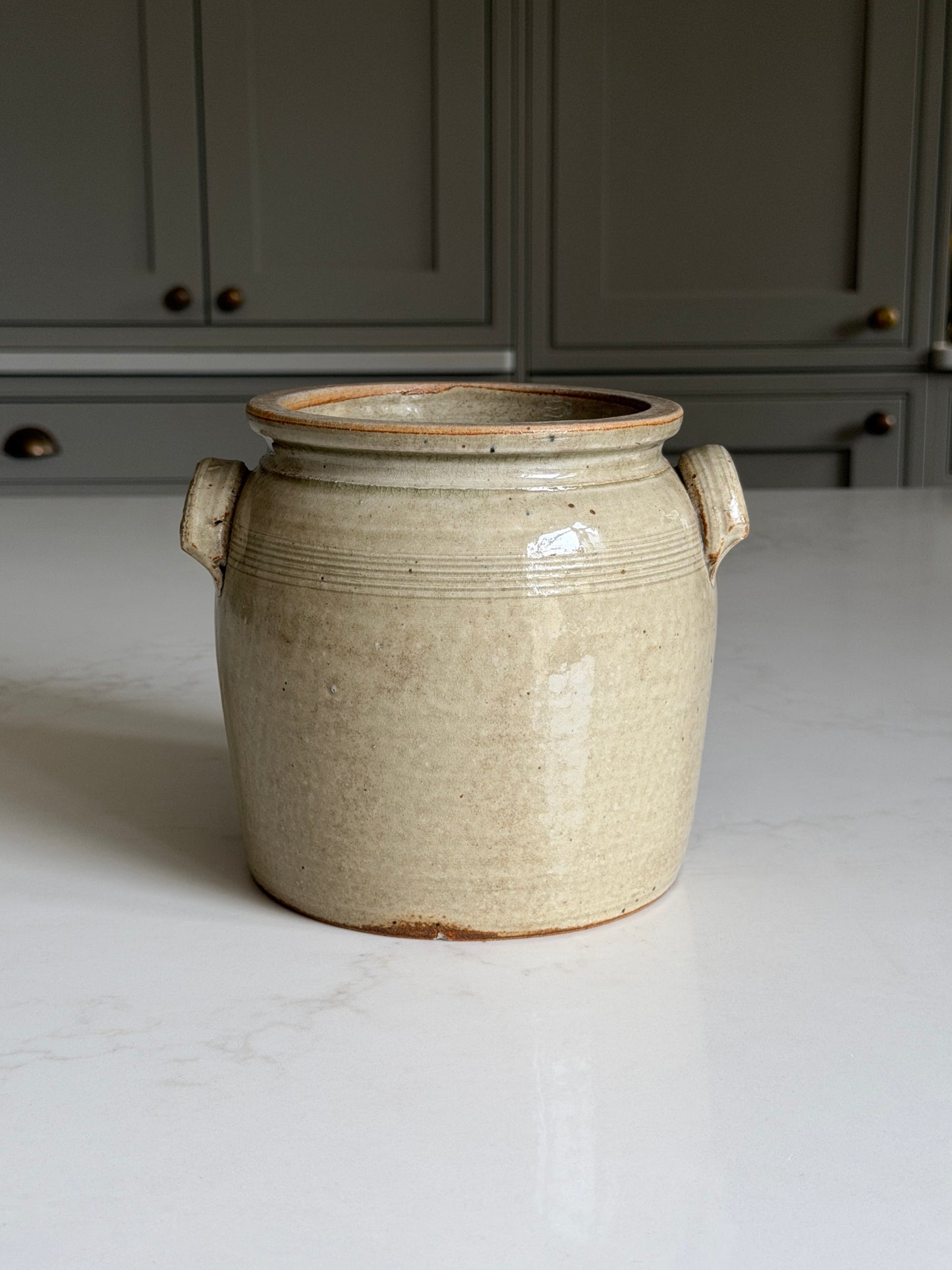 French Confit Pot - Greeny Grey