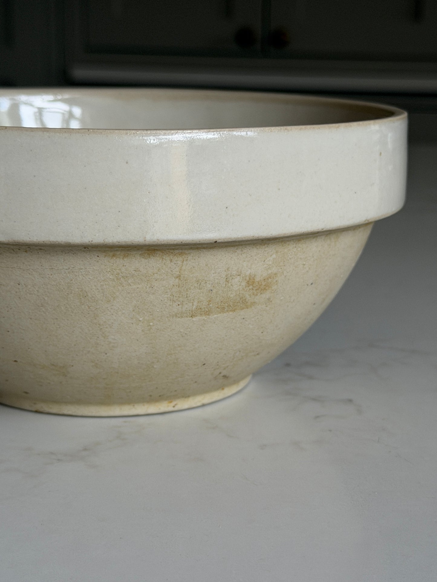 Off-White French Baking Bowl
