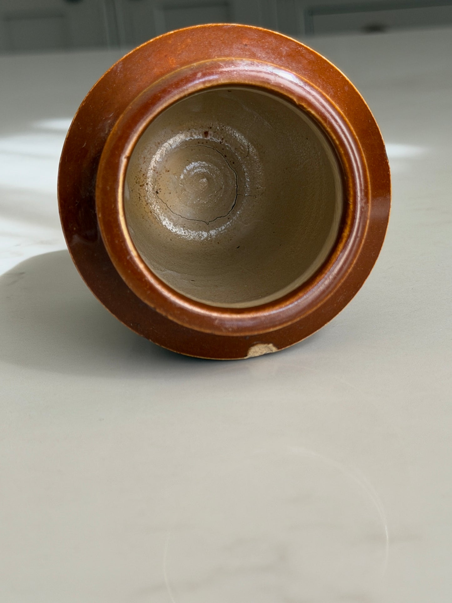 Brown Victorian Pot