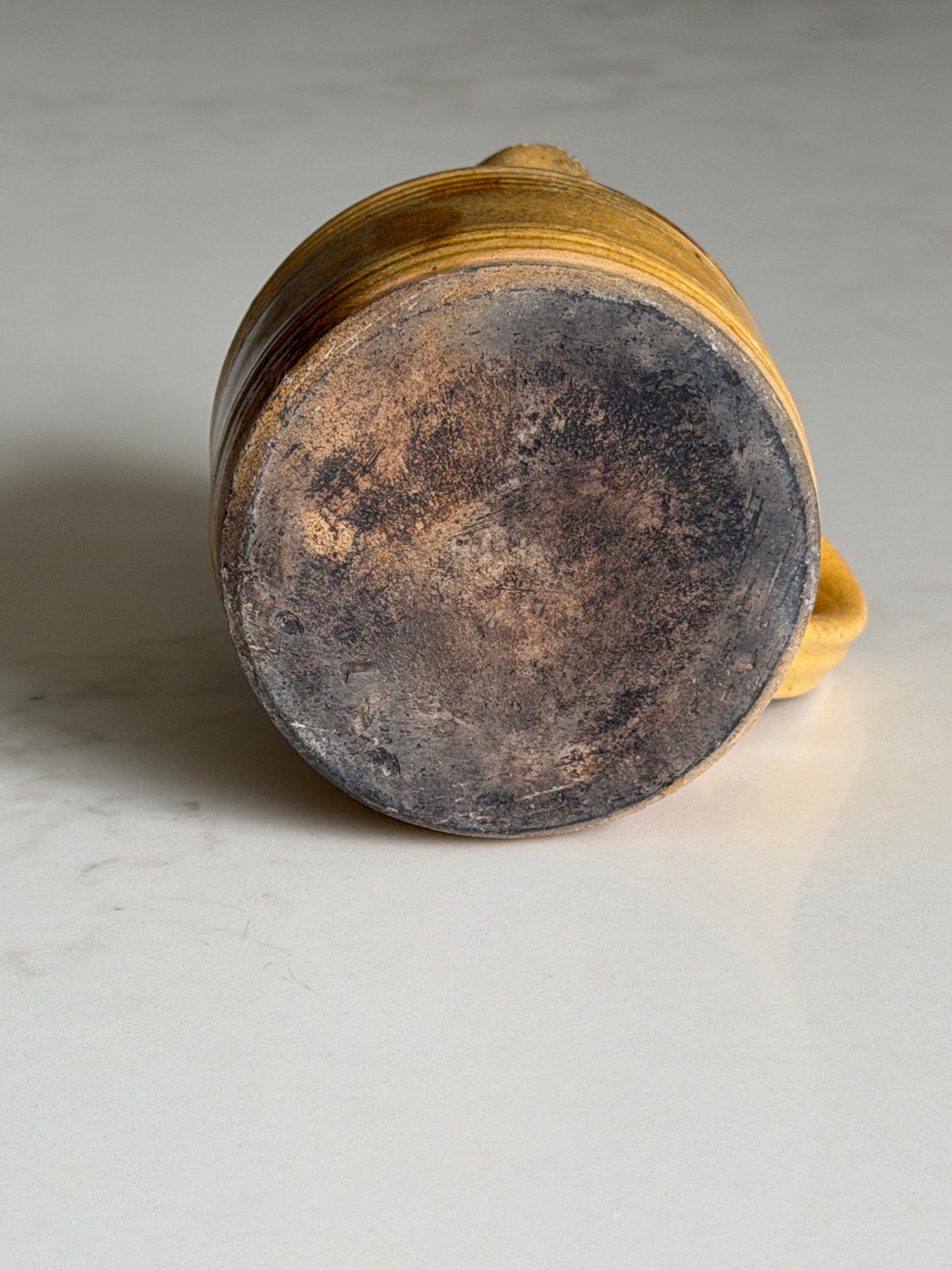 Small Ochre & Brown French Jug