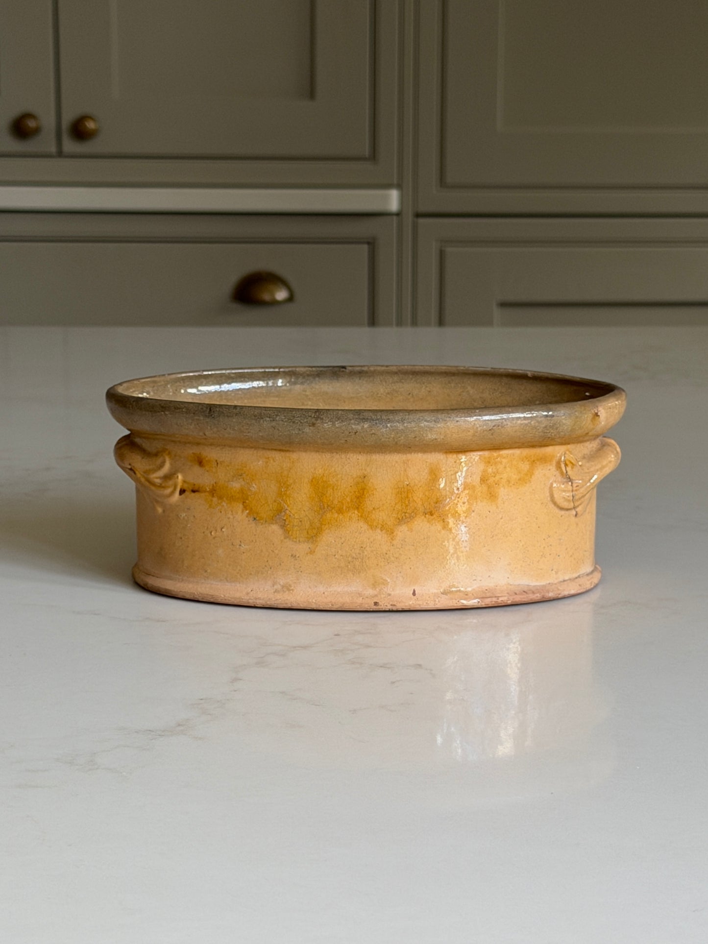 Ochre Oval French Terrine