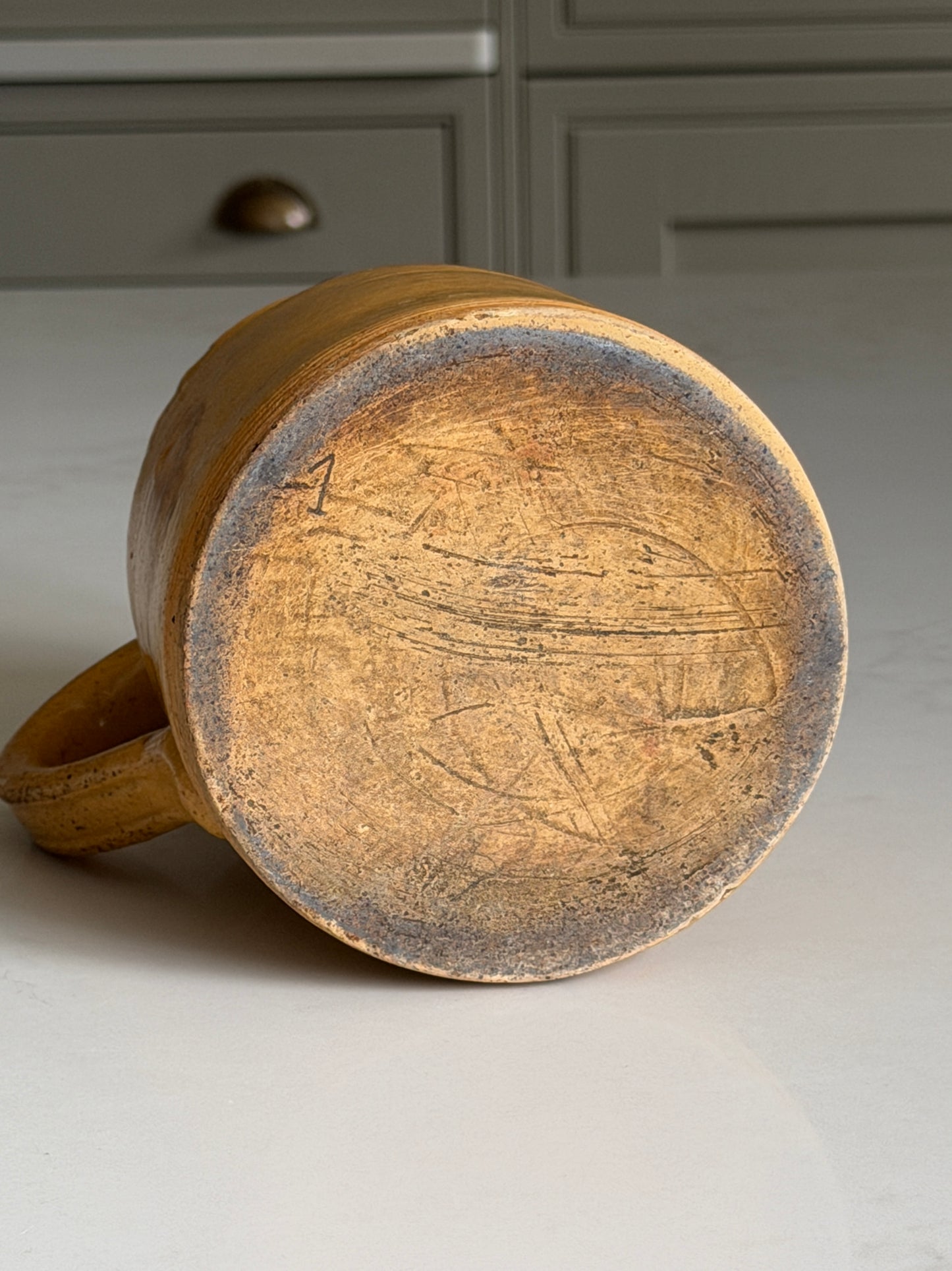 Ochre & Brown French Jug